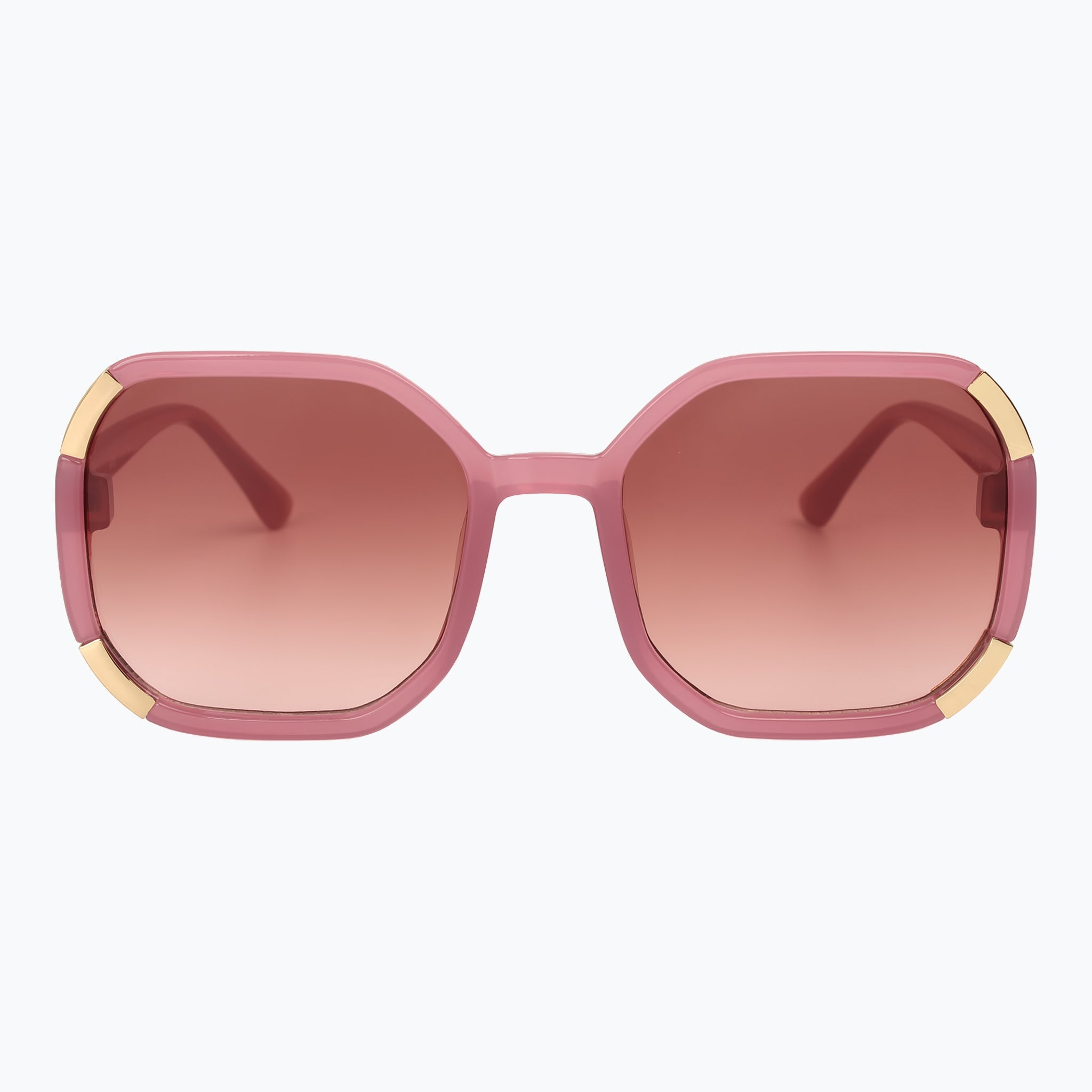 Jaxy Wildflower in Pink — Oversized Polarized sunglasses