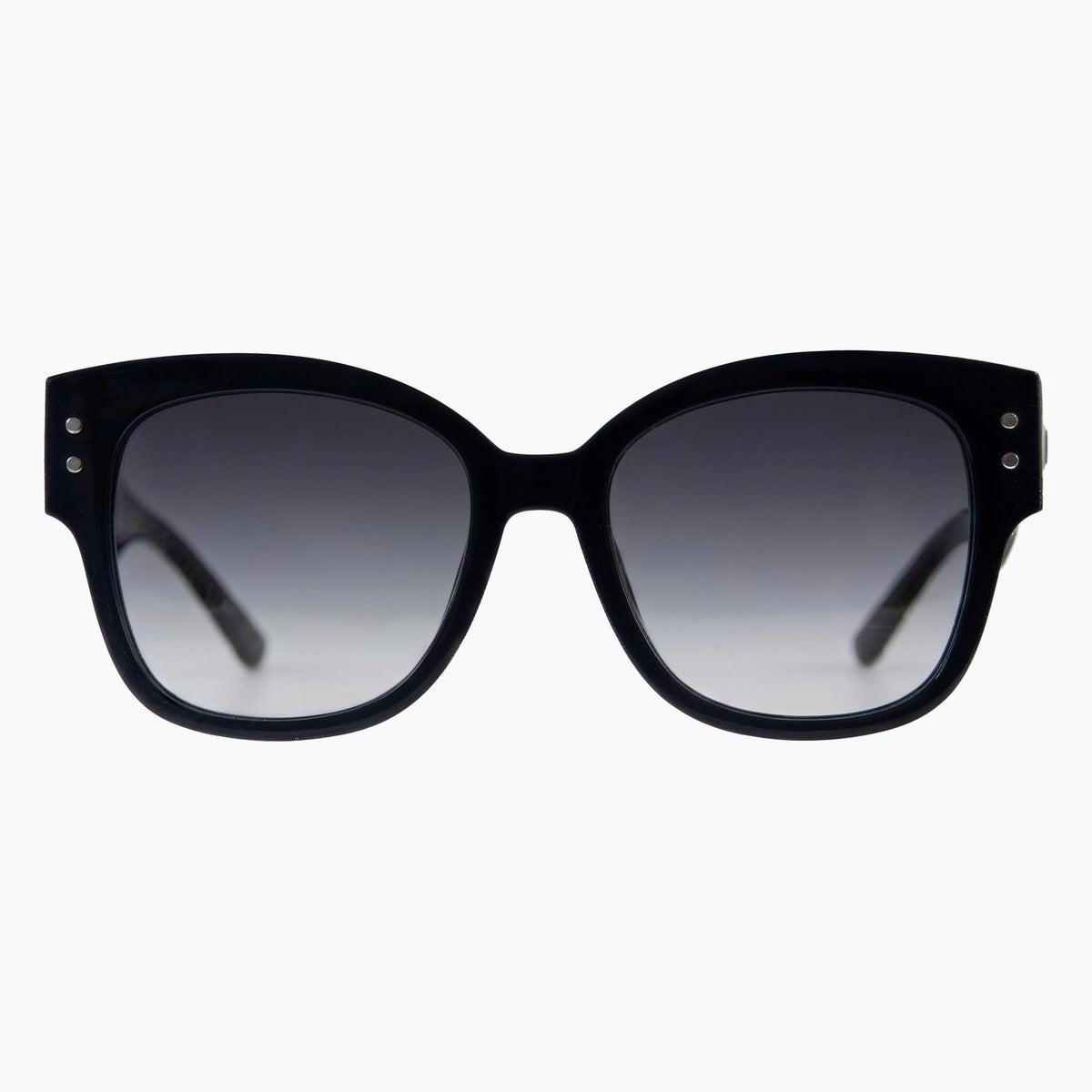 Jaxy Dahlia in Black — Square sunglasses #Color_Black