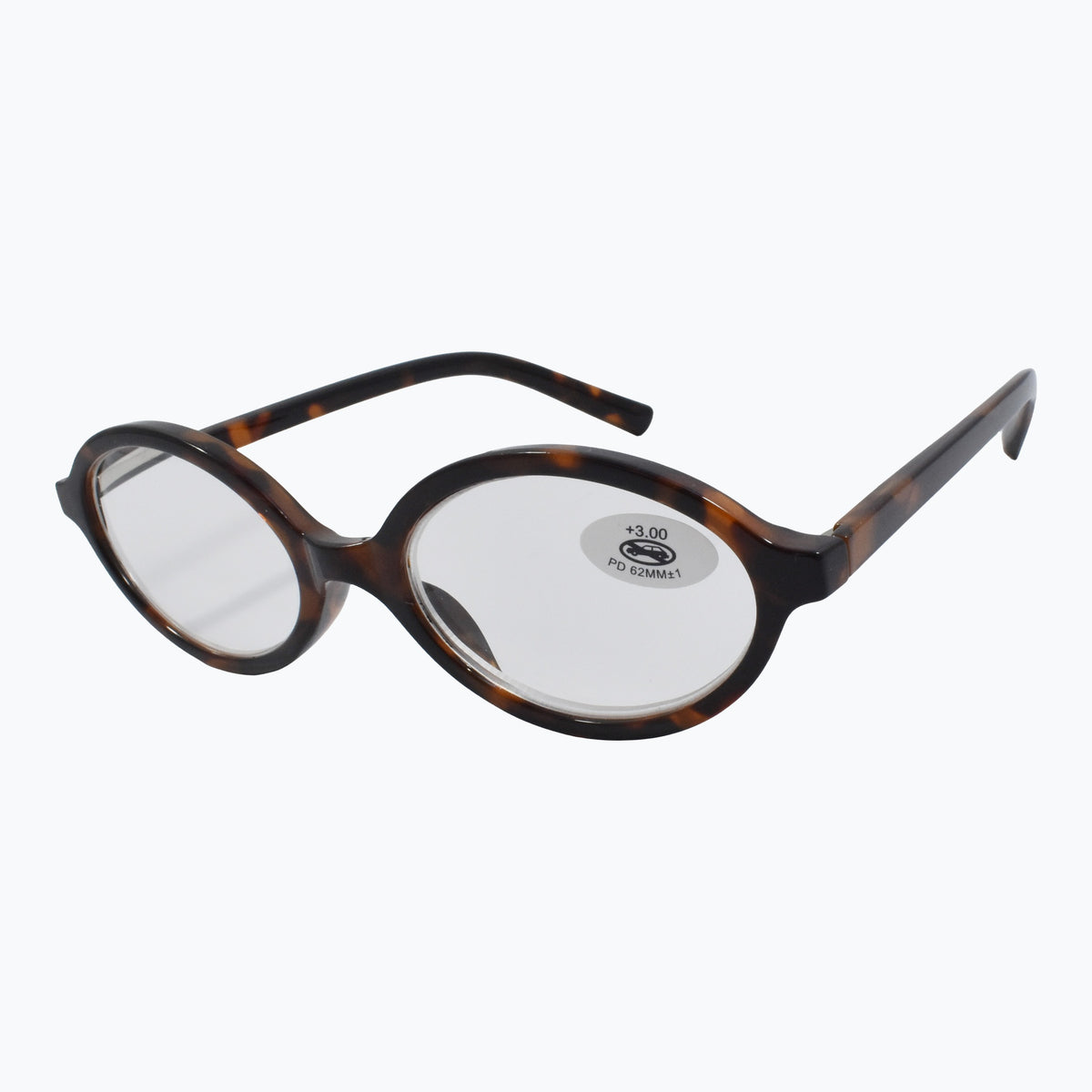 Jaxy Wisp Oval sunglasses — side view #Color_Tortoise