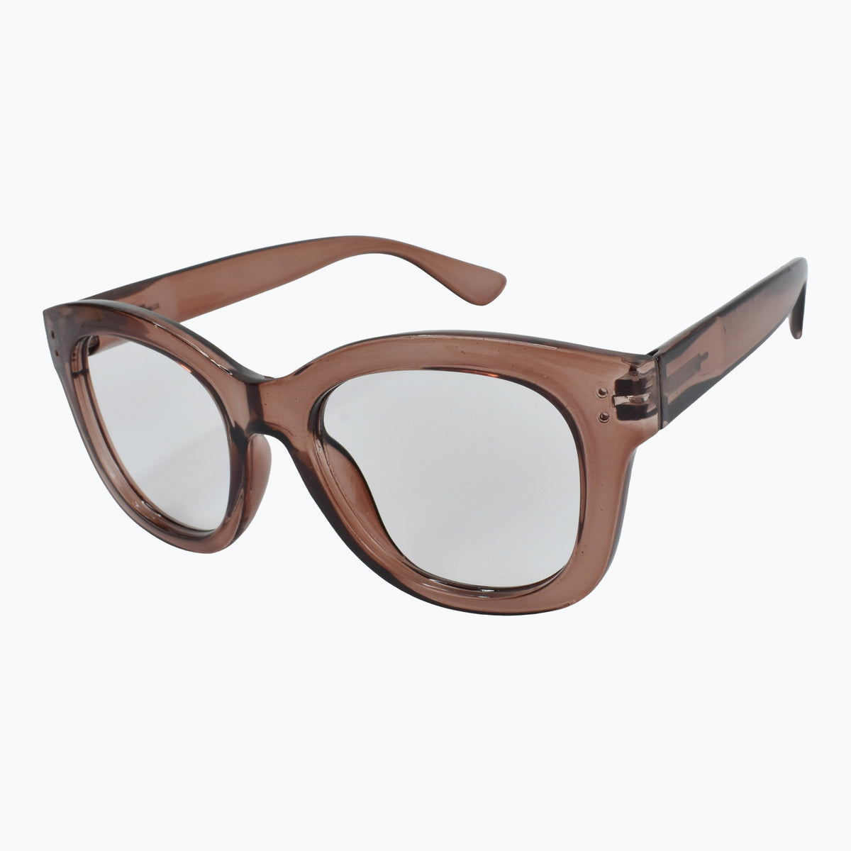 Jaxy Monument Oversized sunglasses — side view #Color_Pink