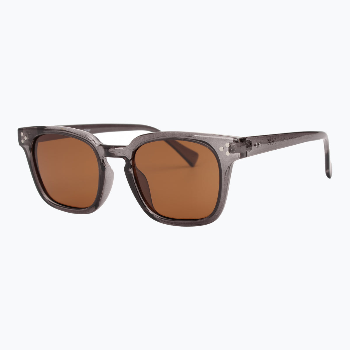 Jaxy Diner Square sunglasses — side view #Color_Grey