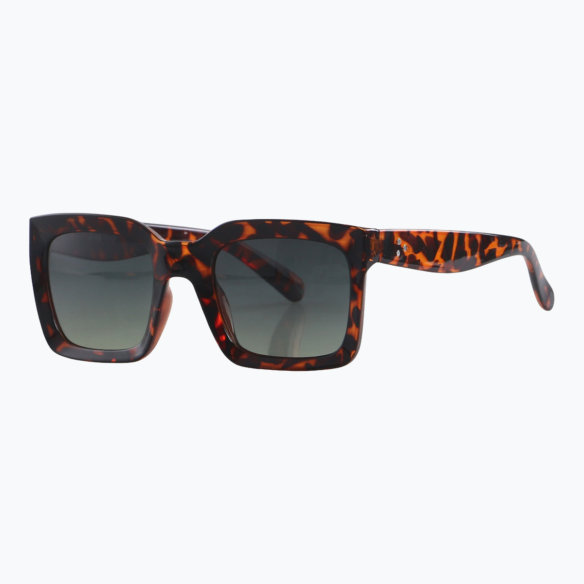 Jaxy Canyon Square sunglasses — side view #Color_Tortoise