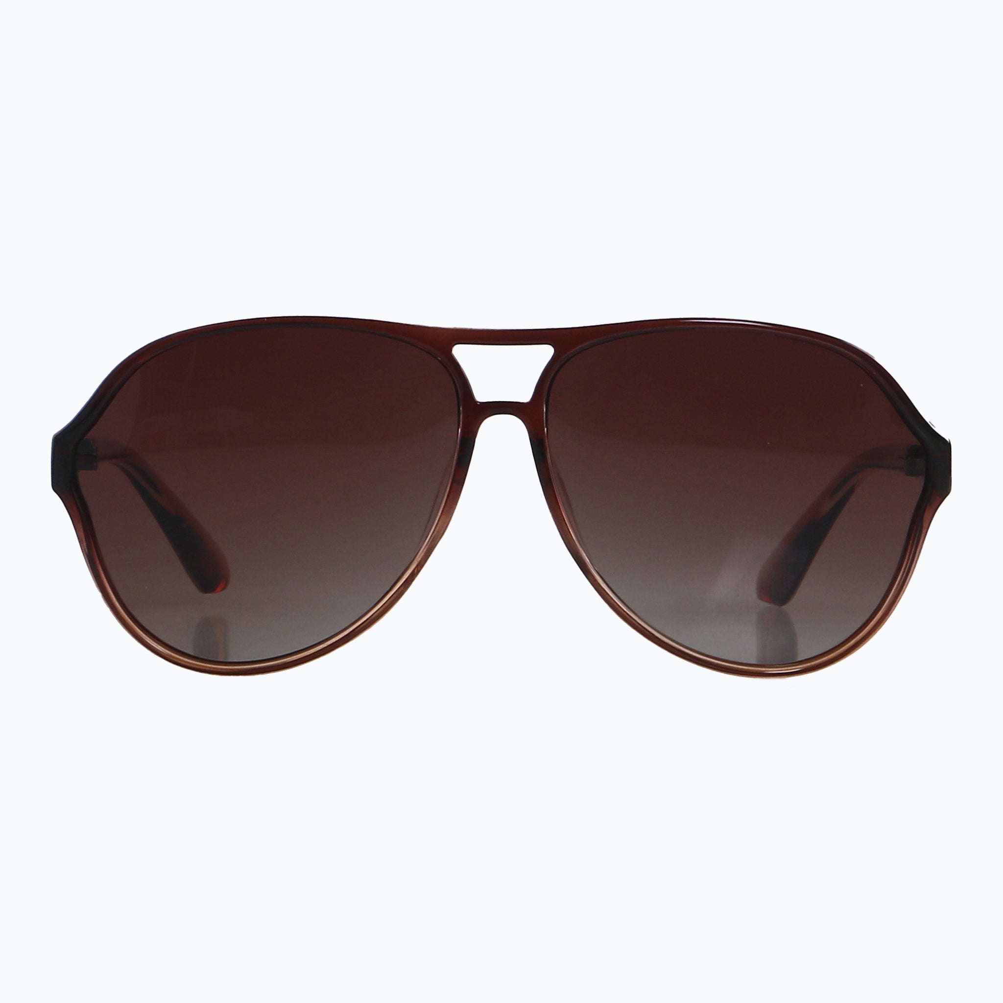 Jaxy Phoenix in Brown — Aviator Polarized sunglasses