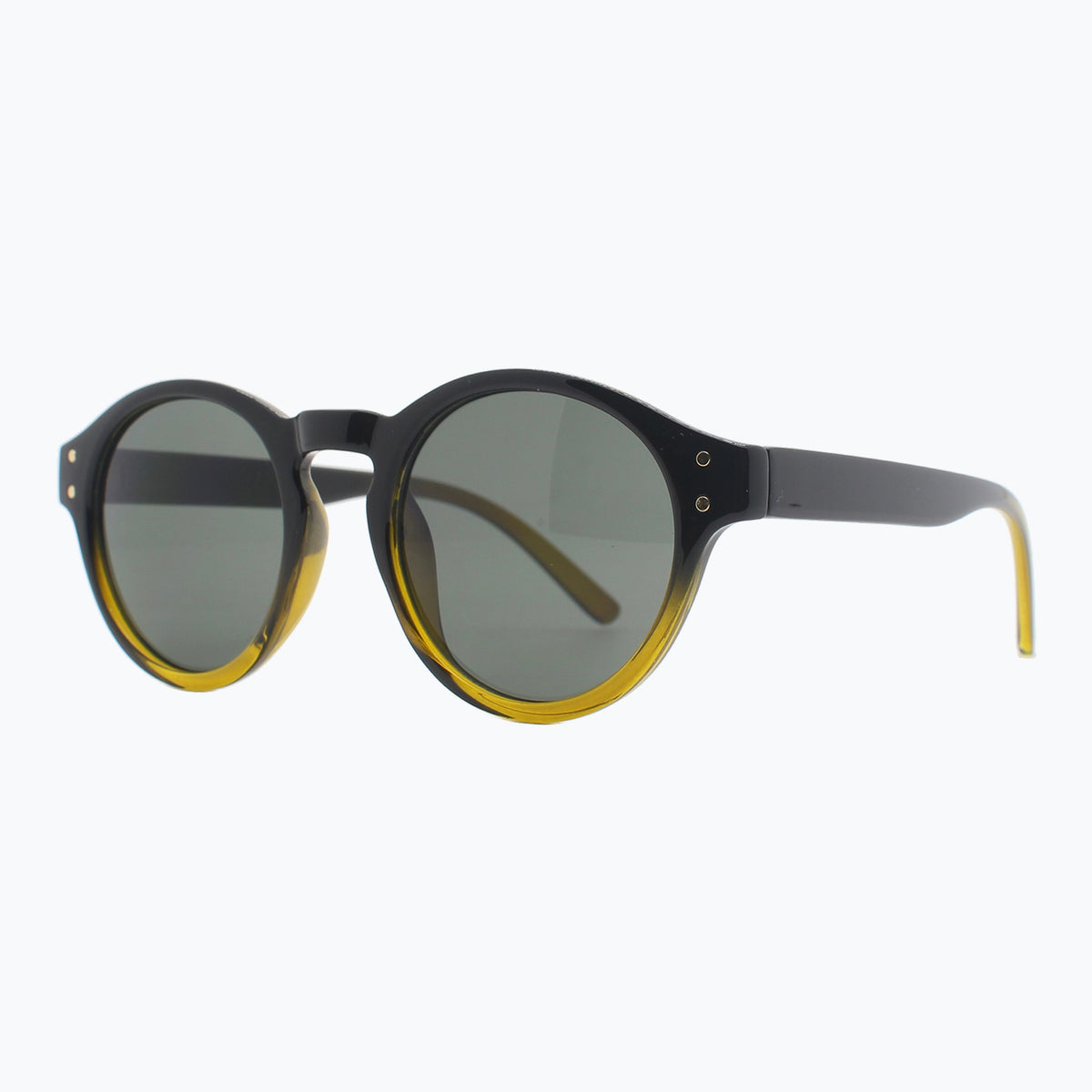 Jaxy Sunset Theory Round sunglasses — side view #Color_Black