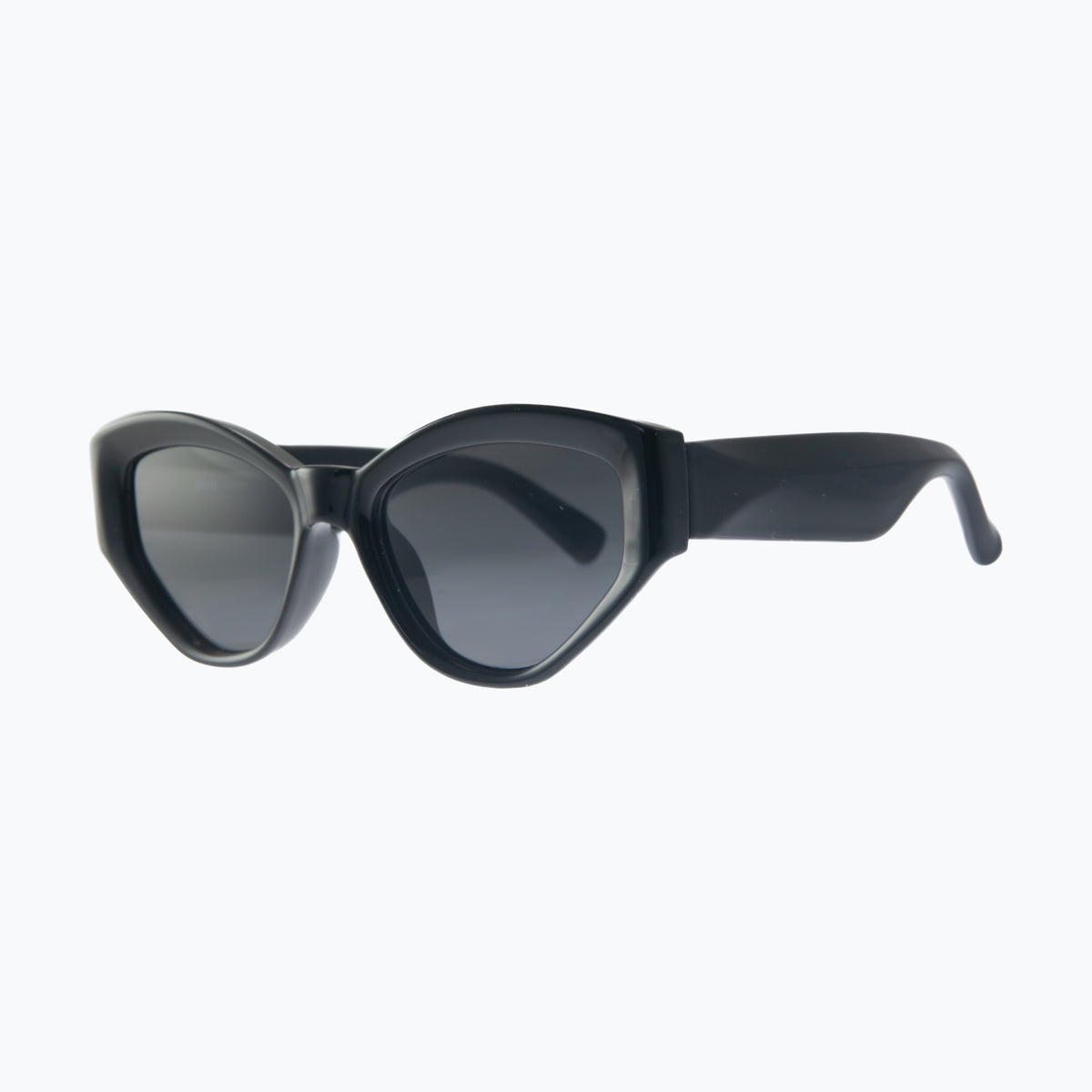 Jaxy Vesper Cat-eye sunglasses — side view #Color_Black
