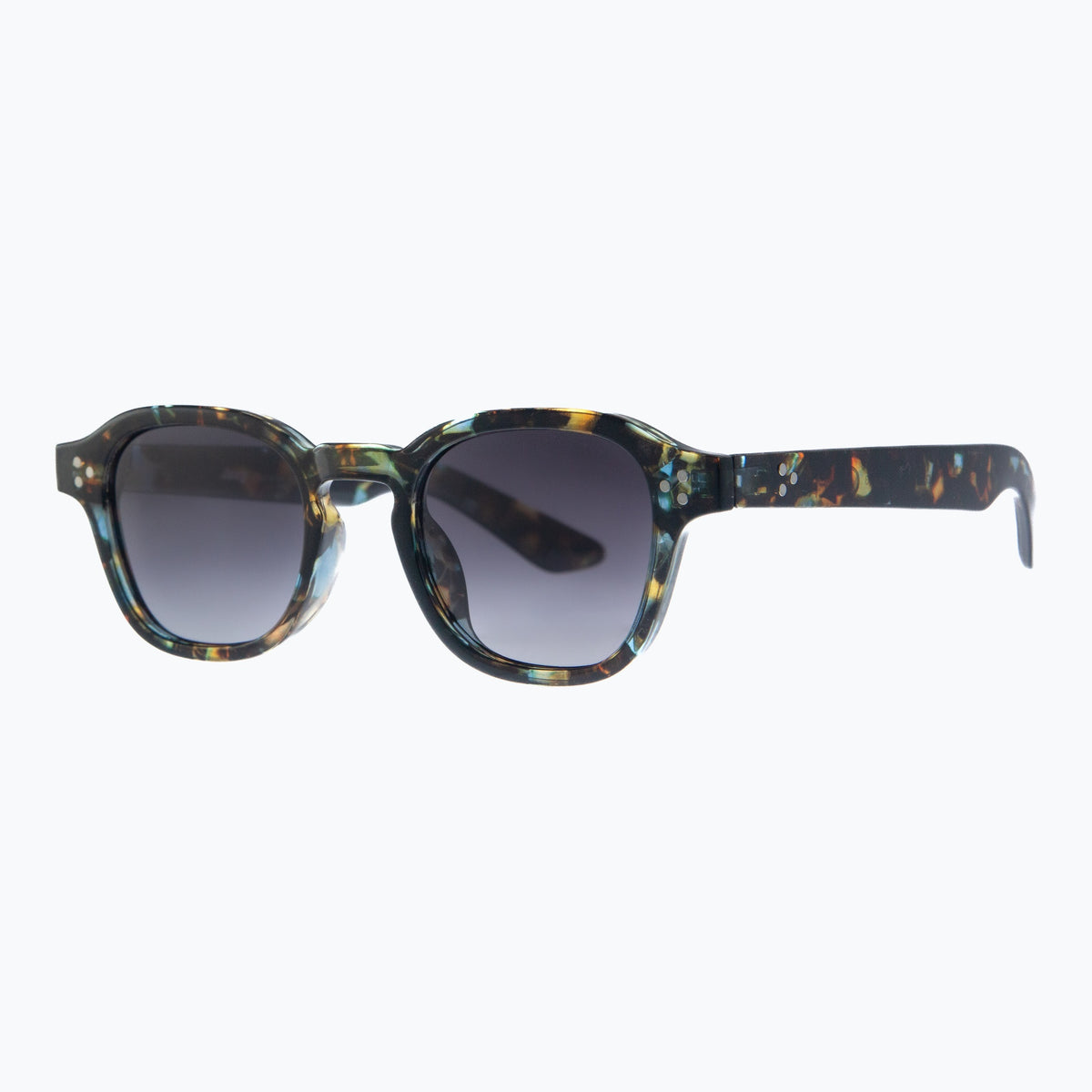 Jaxy Westside Square sunglasses — side view #Color_Blue multi