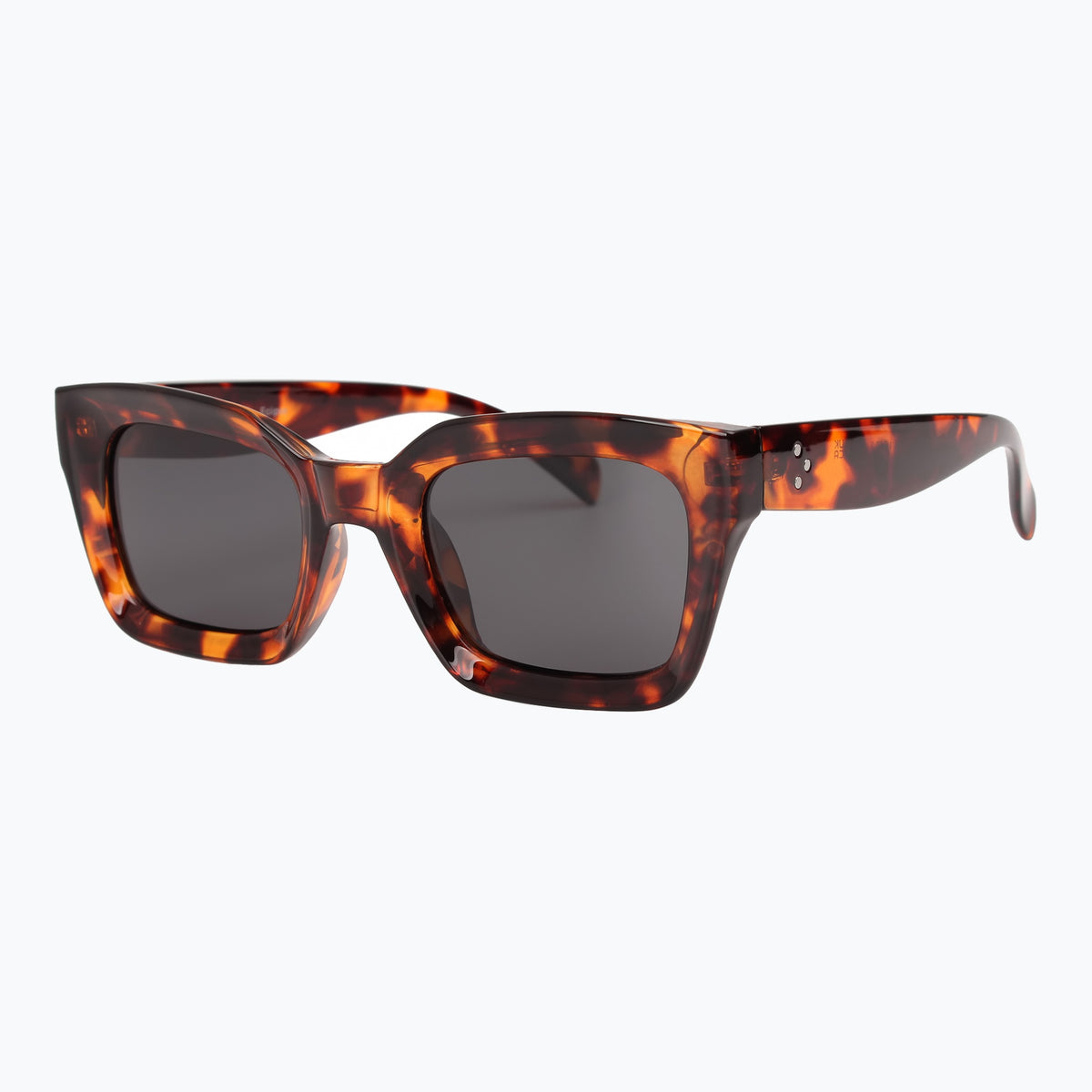 Jaxy Eclipse Square sunglasses — side view #Color_Tortoise