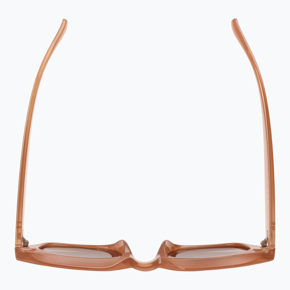 Jaxy Eclipse Square sunglasses — top view #Color_Sand