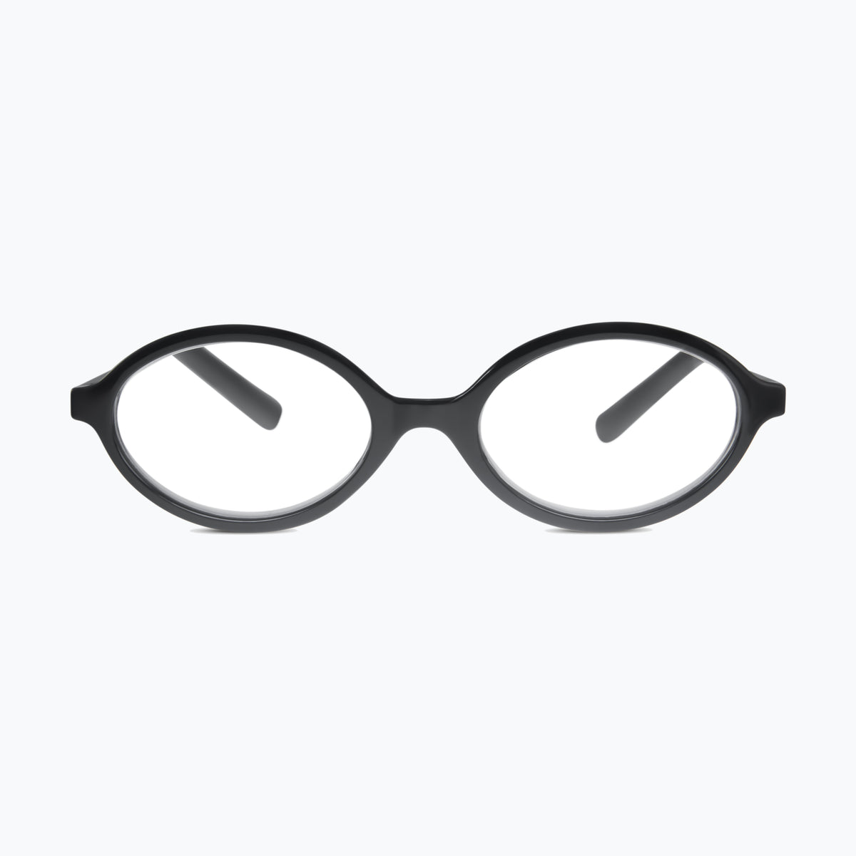 Jaxy Wisp in Black — Oval sunglasses #Color_Black