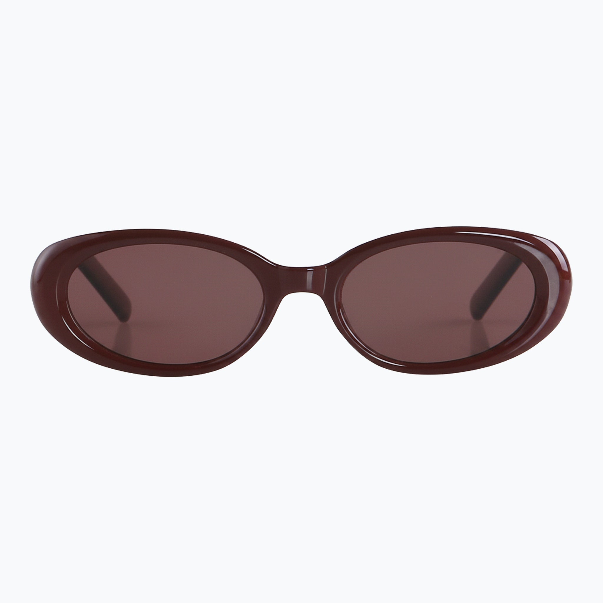 Jaxy Scarlet in Burgundy — Oval Polarized sunglasses