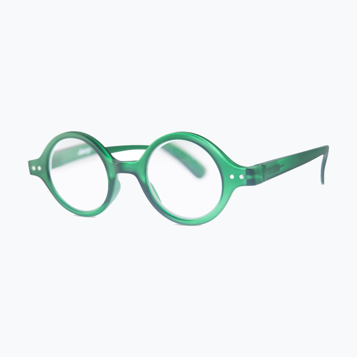 Jaxy Almanac in Green — Round sunglasses #Color_Green