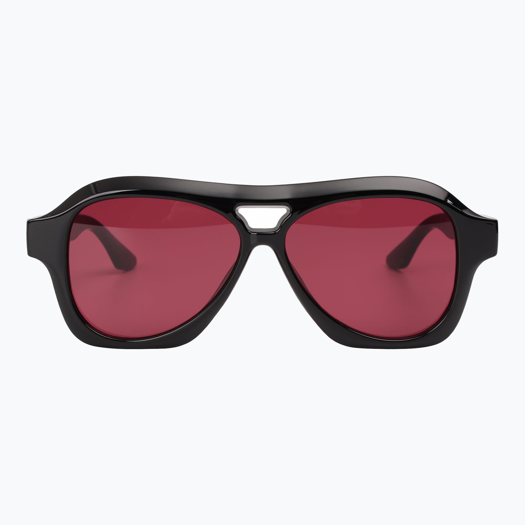 Jaxy Burnout in Black/Rose — Aviator Polarized sunglasses