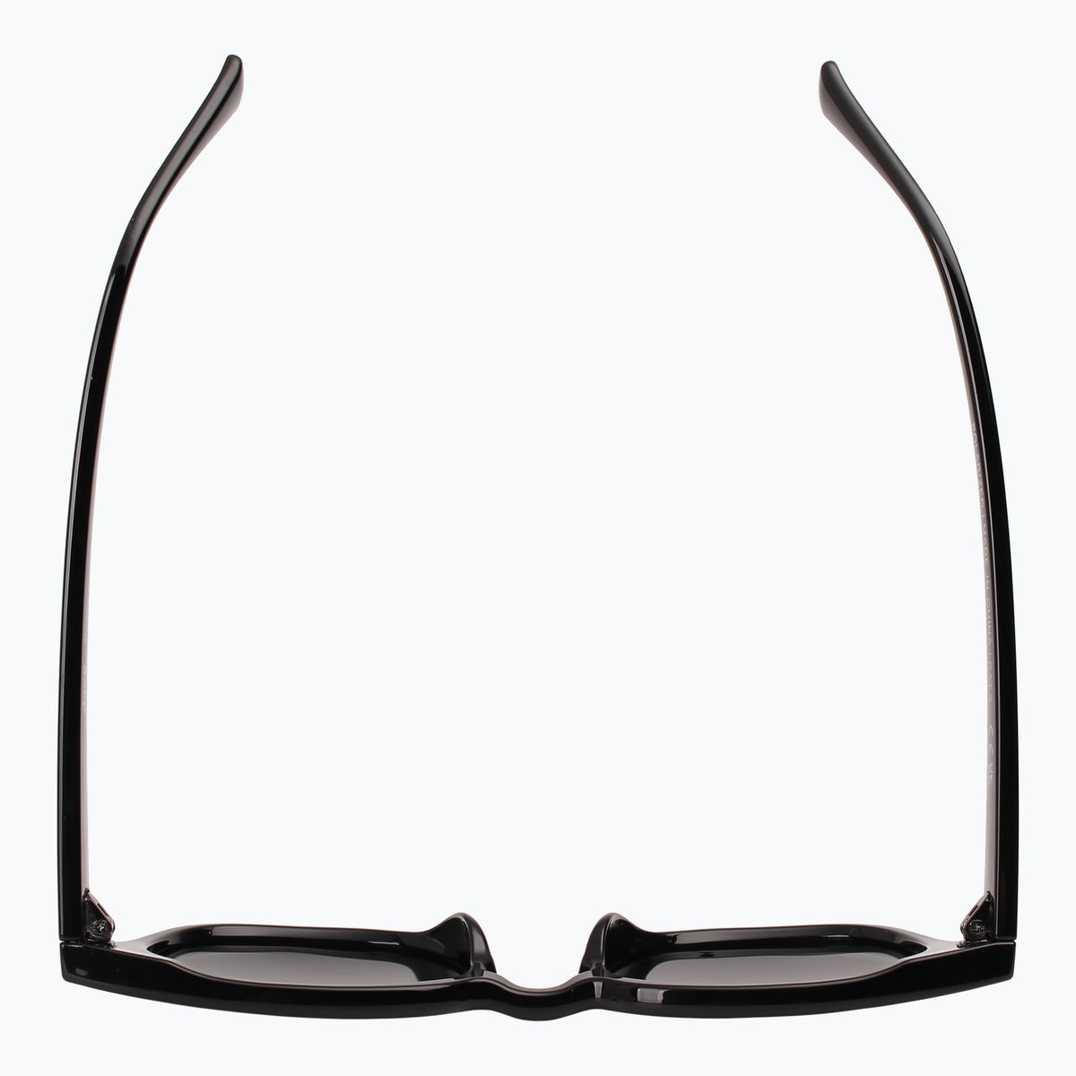 Jaxy Diner Square sunglasses — top view #Color_Black