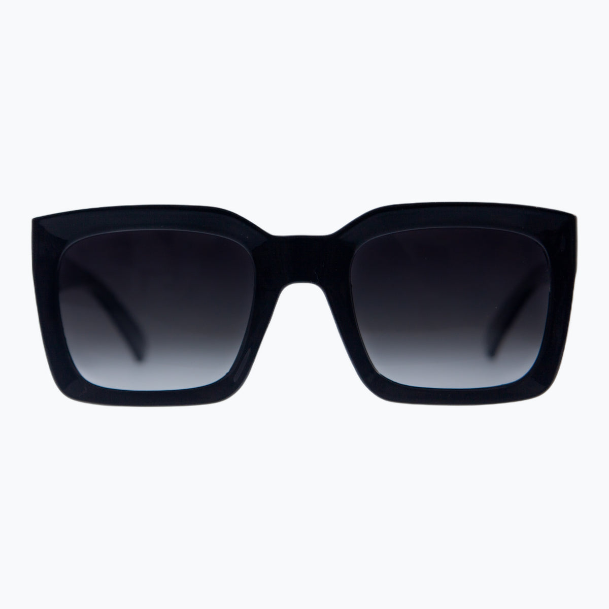 Jaxy Canyon in Black — Square Polarized sunglasses #Color_Black