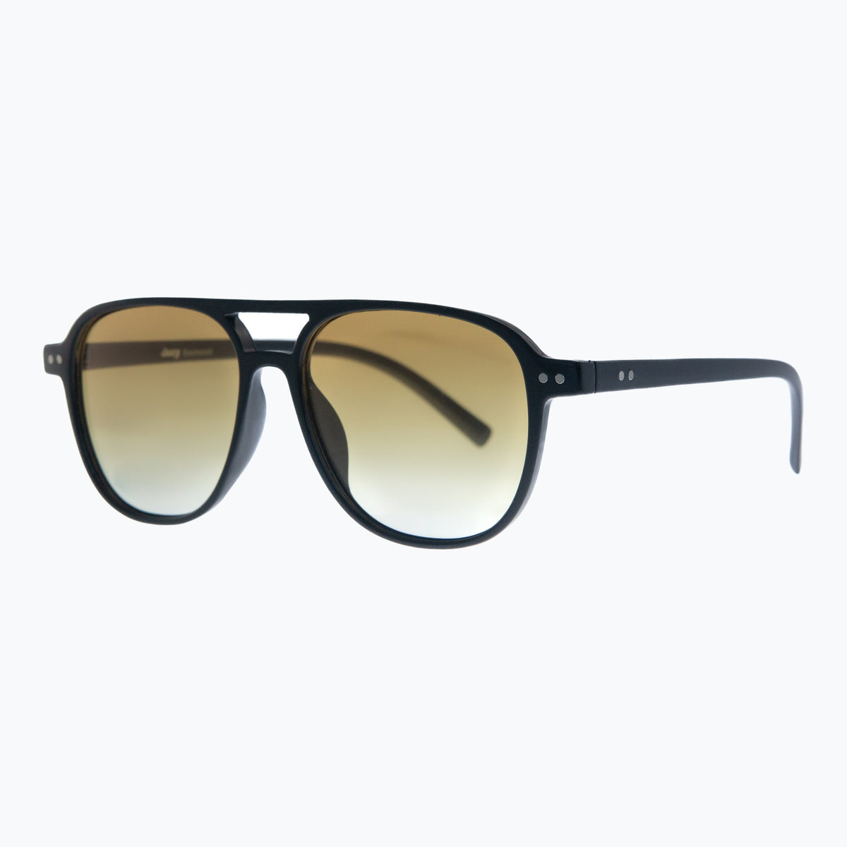 Jaxy Eastwood Aviator sunglasses — side view #Color_Black