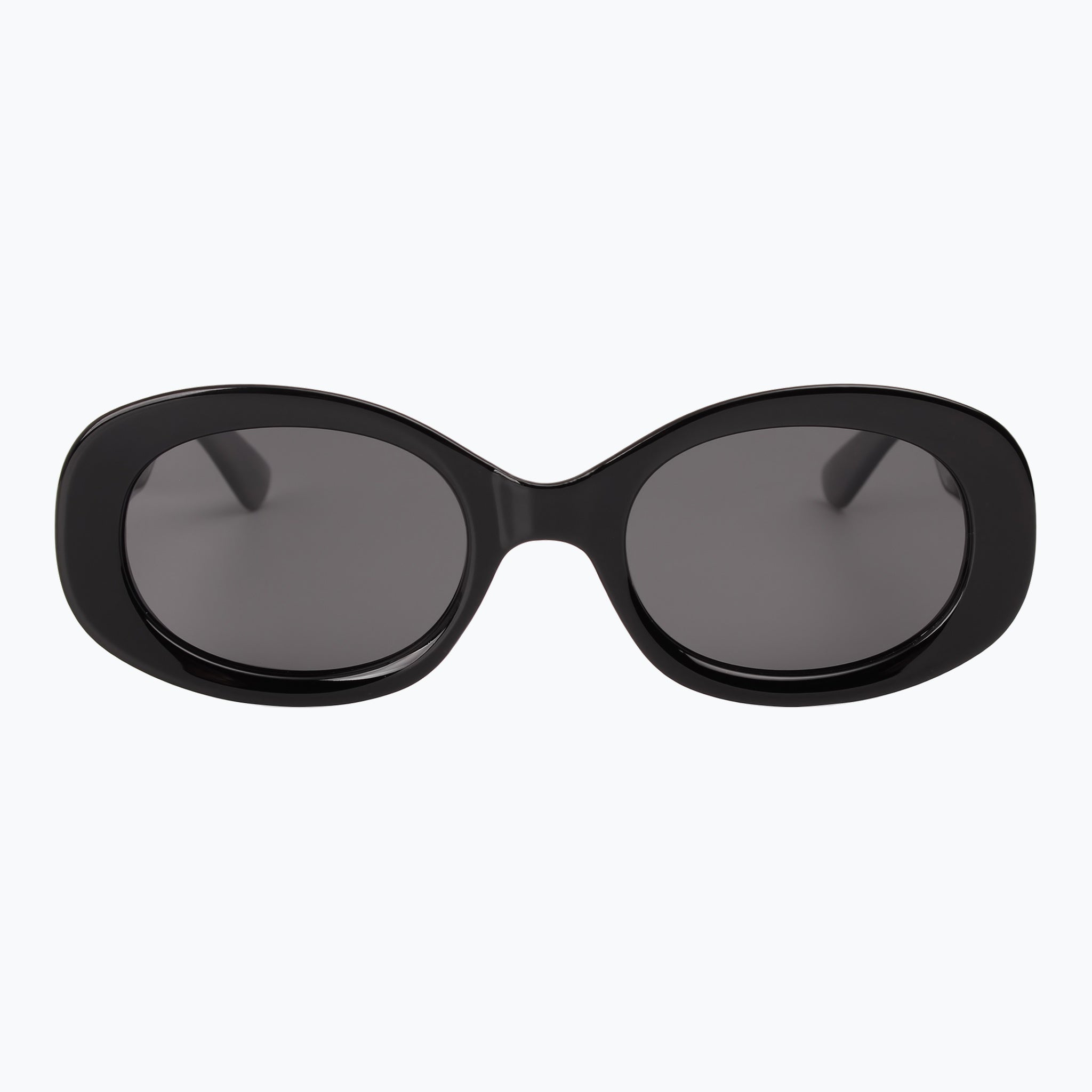 Jaxy Deco in Black — Oval Polarized sunglasses
