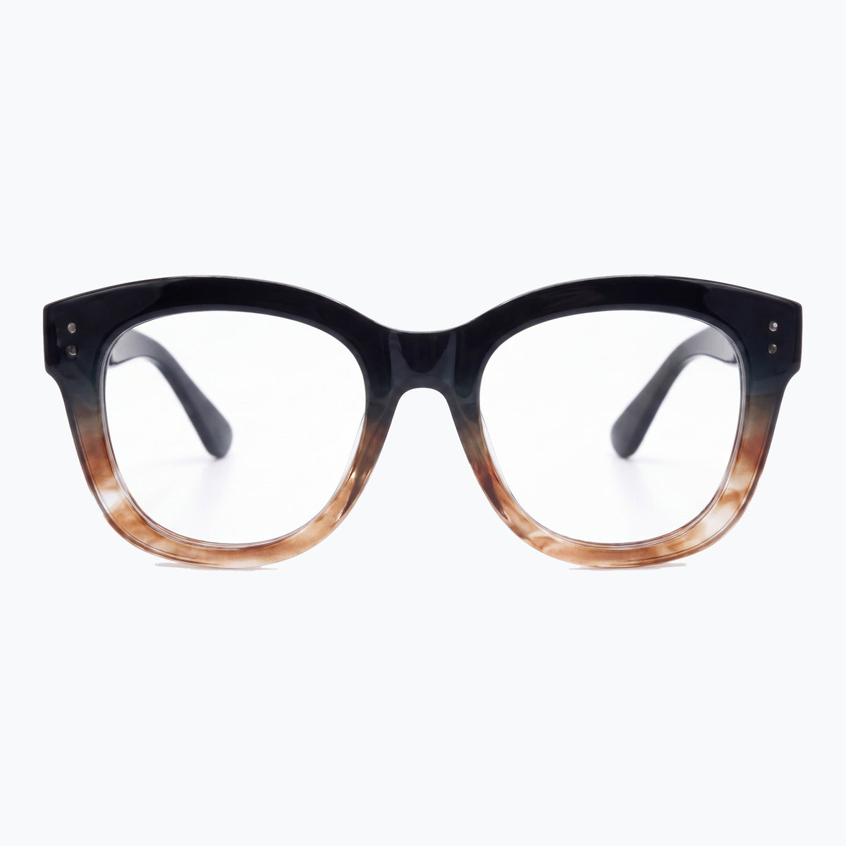 Jaxy Monument in Teal — Oversized sunglasses #Color_Teal