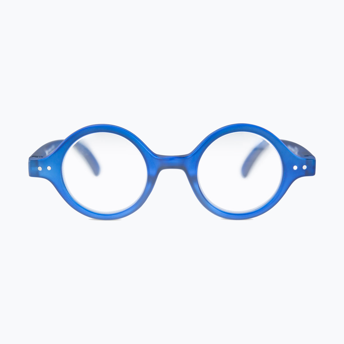 Jaxy Almanac in Blue — Round sunglasses #Color_Blue