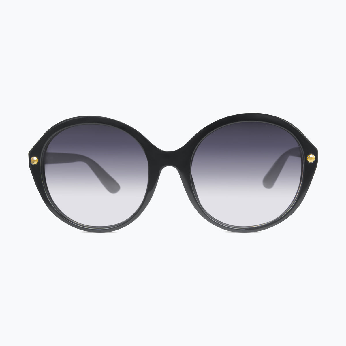 Jaxy Cabaret in Black — Round sunglasses #Color_Black