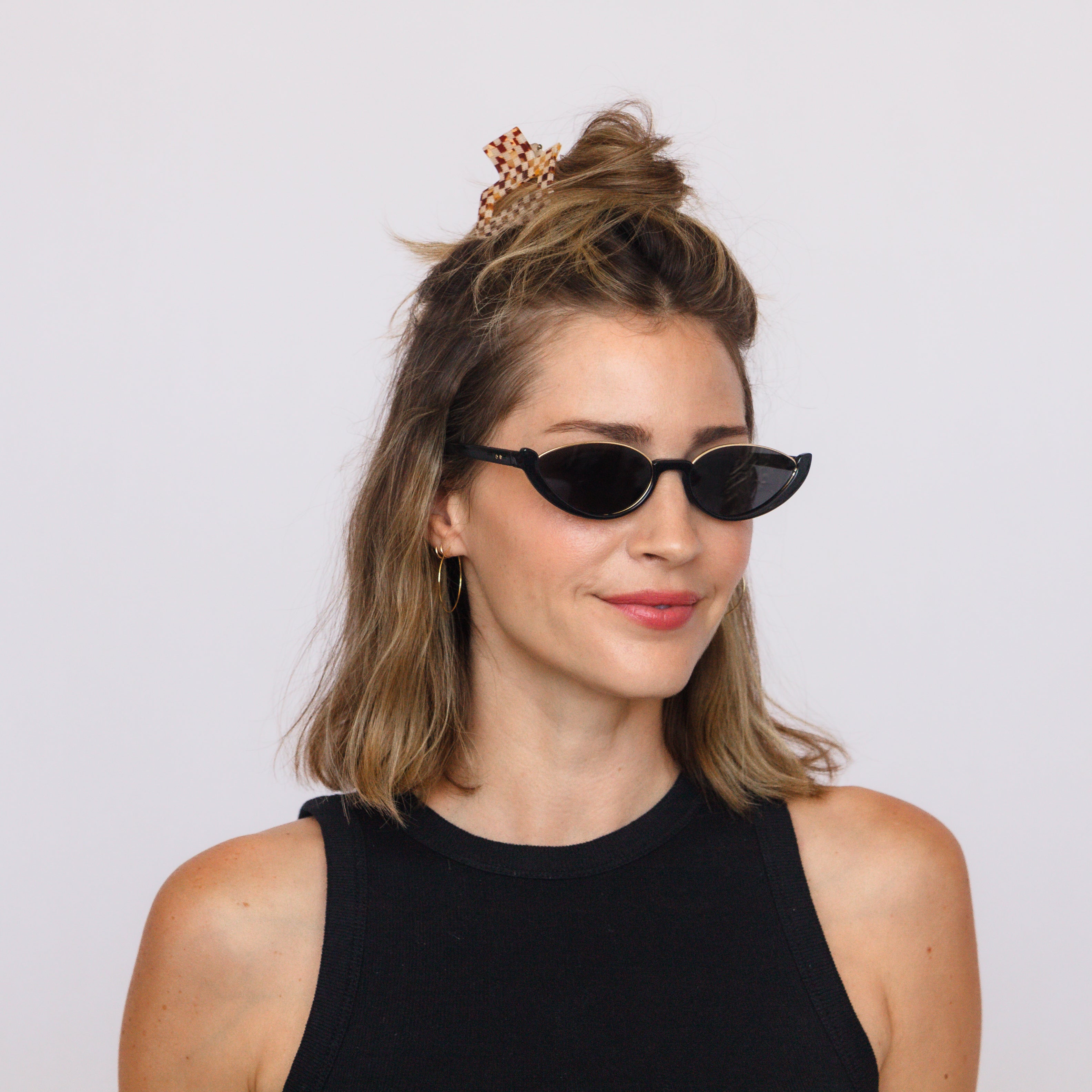 Jaxy Cosmic sunglasses on model – frame, Jaxy Eyewear