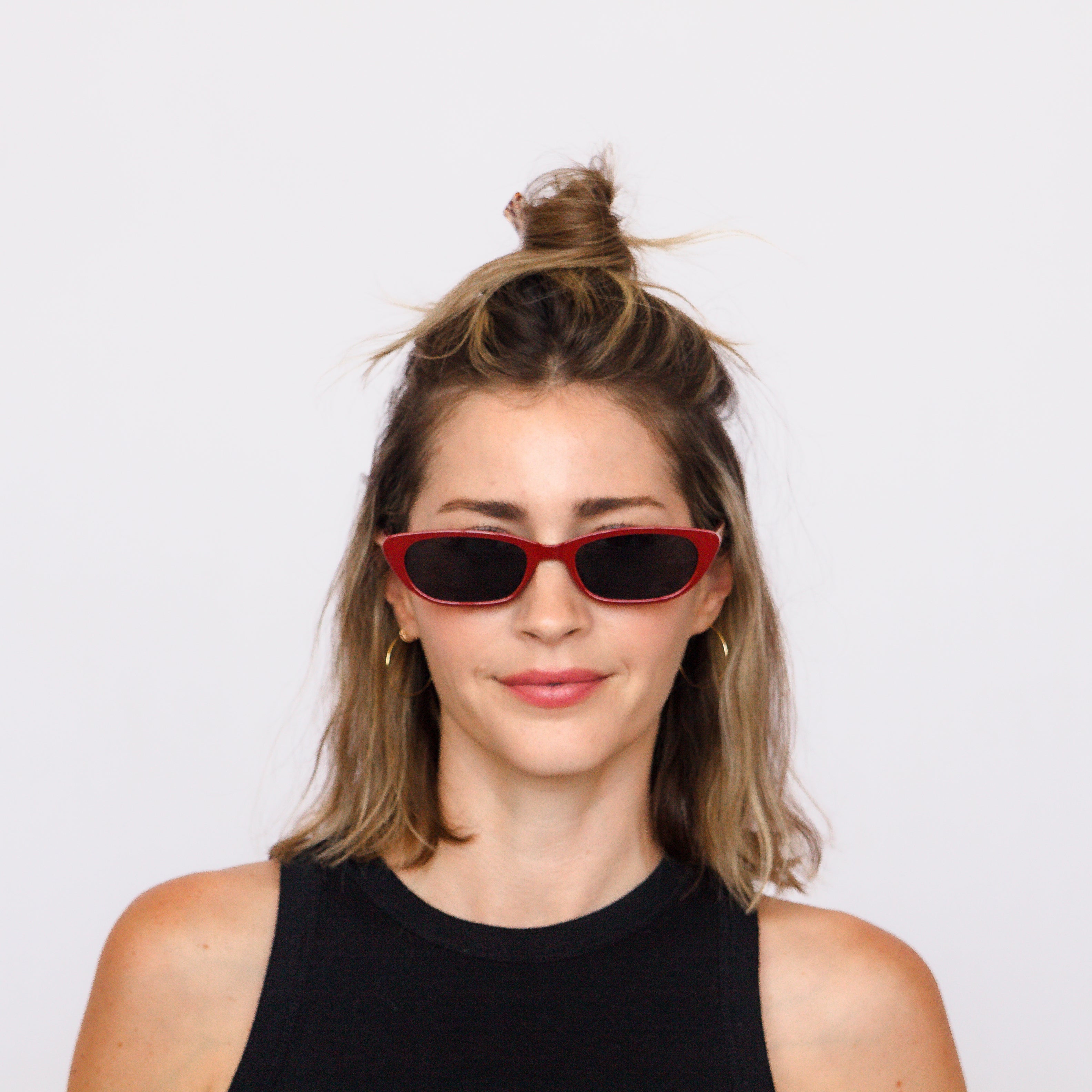 Model wearing Jaxy Dynasty sunglasses – lifestyle photo