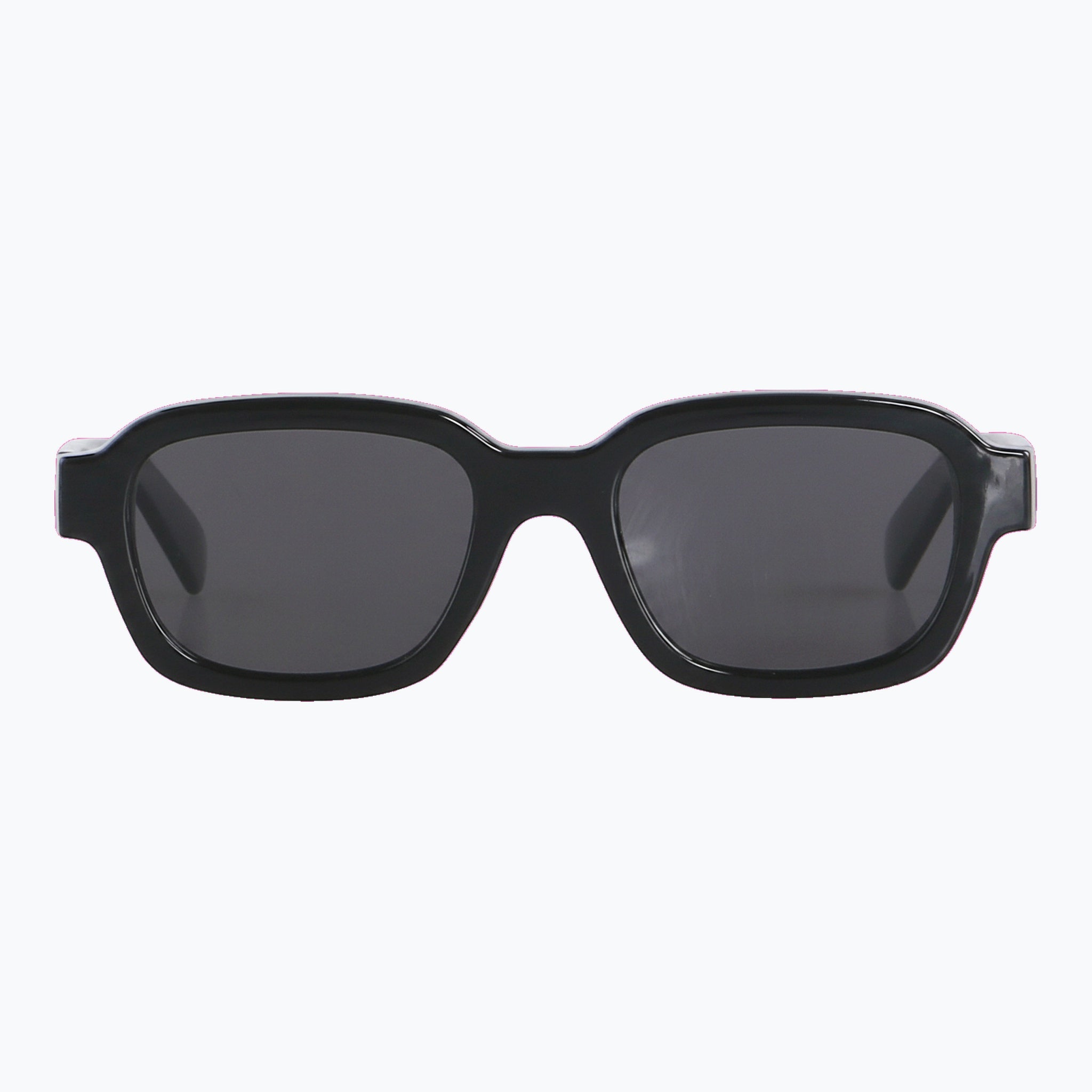 Jaxy Foundry in Black — Rectangle Polarized sunglasses