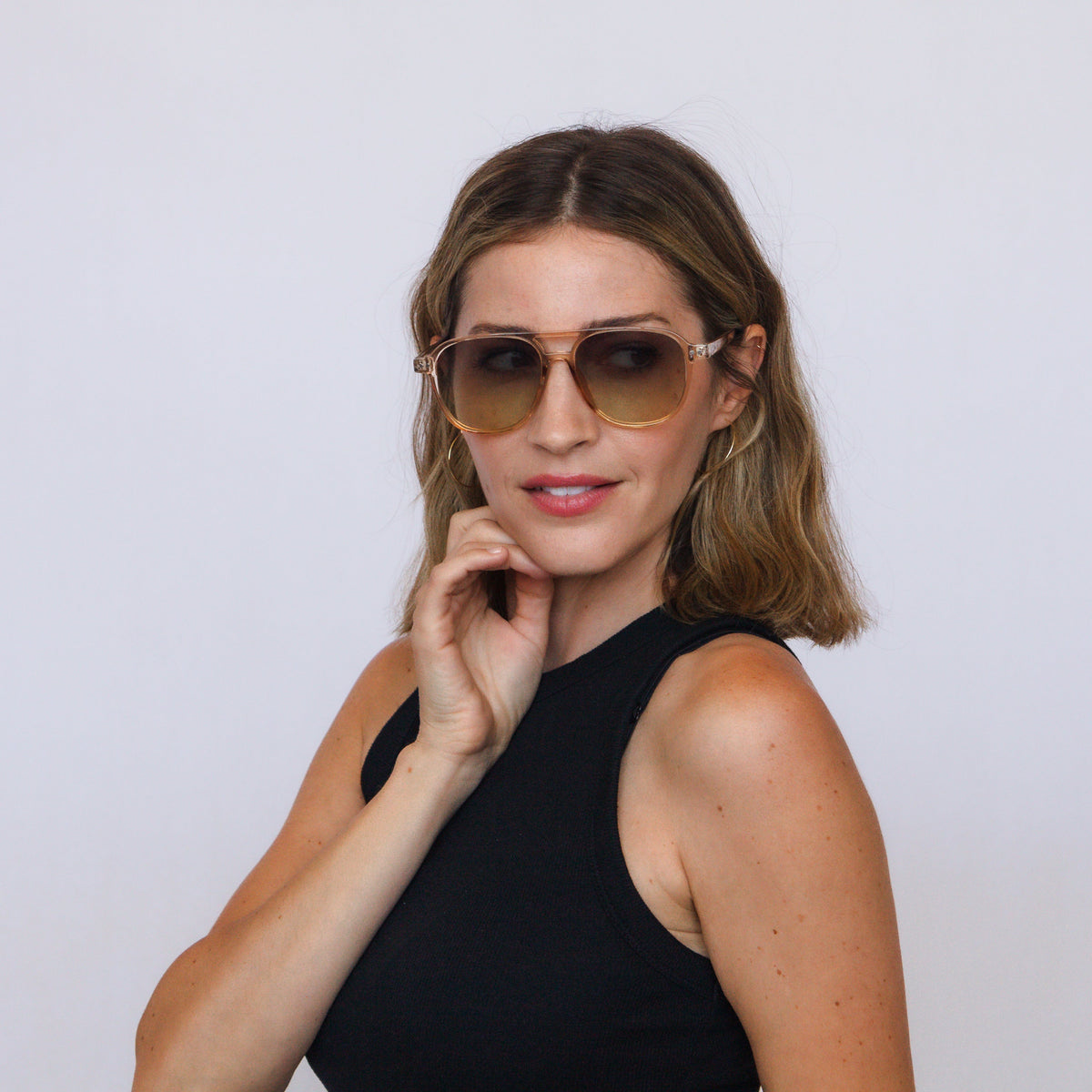 Jaxy Eastwood sunglasses styled — lifestyle