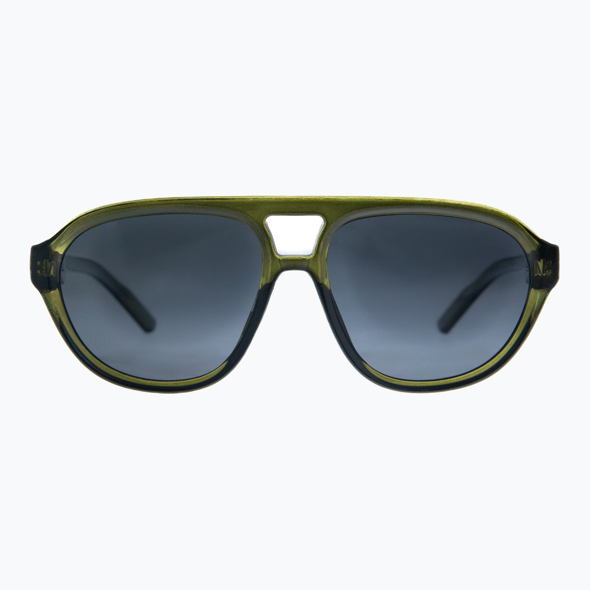 Jaxy Horizon in Green — Aviator Polarized sunglasses #Color_Green