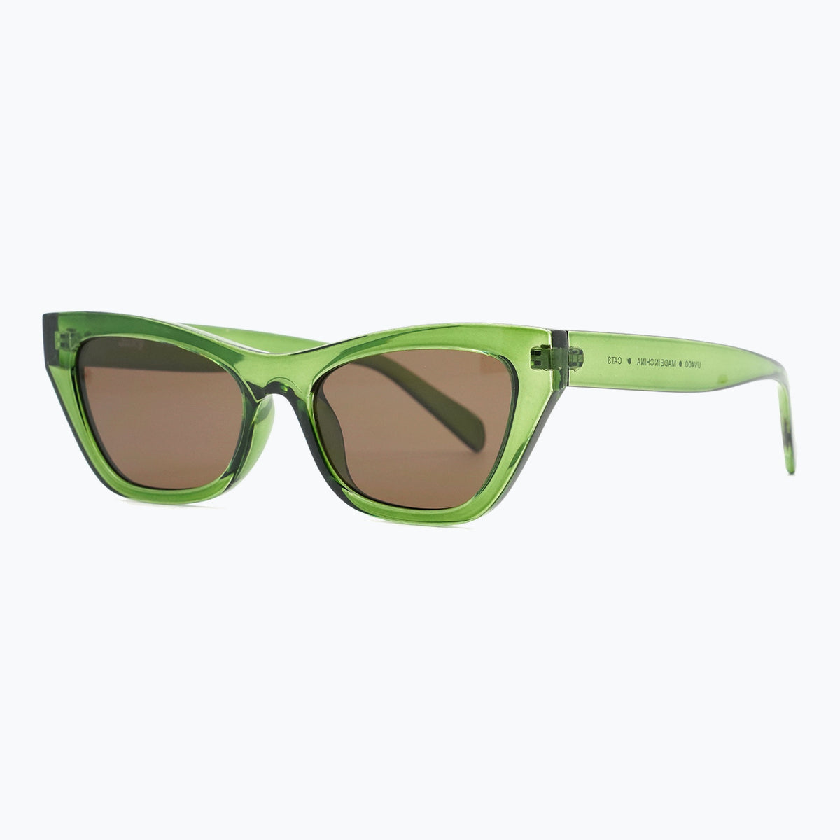 Jaxy Spritz Cat-eye sunglasses — side view #Color_Green