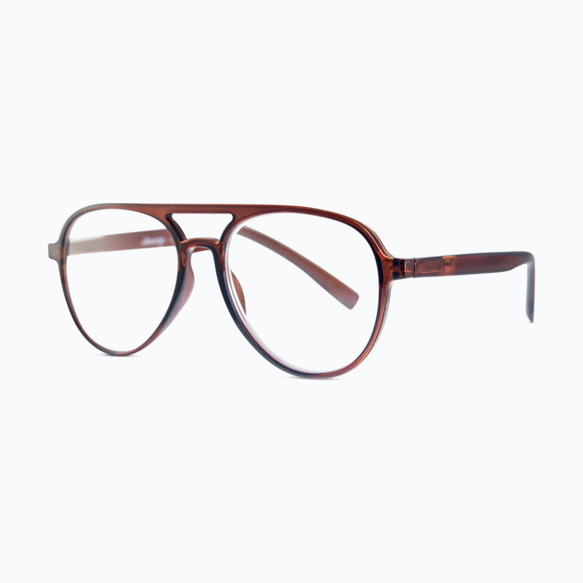 Jaxy Sidewalk in Brown — Aviator sunglasses #Color_Brown