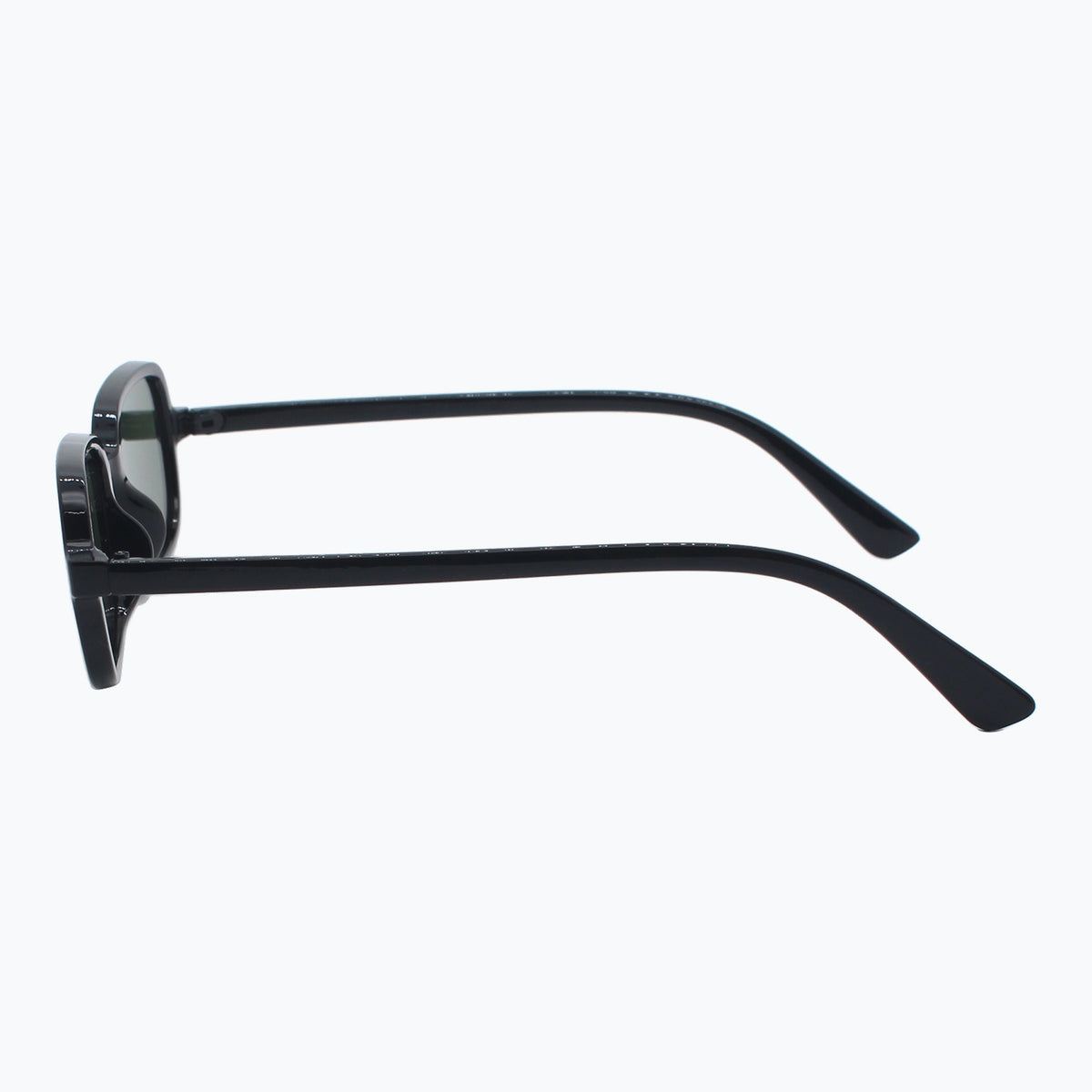 Jaxy Palm State Rectangle sunglasses — side view #Color_Black