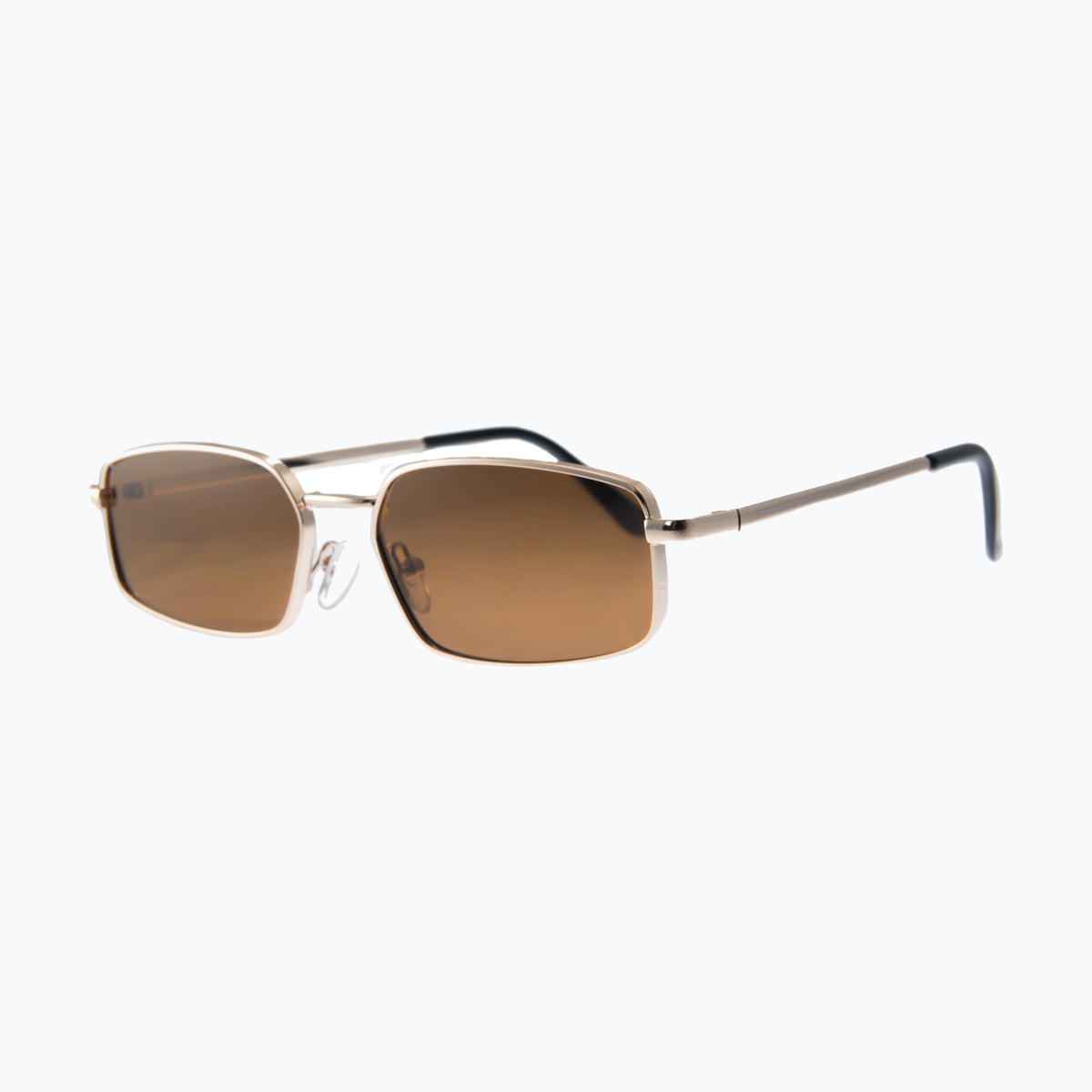 Jaxy Caliber sunglasses — side view #Color_Gold