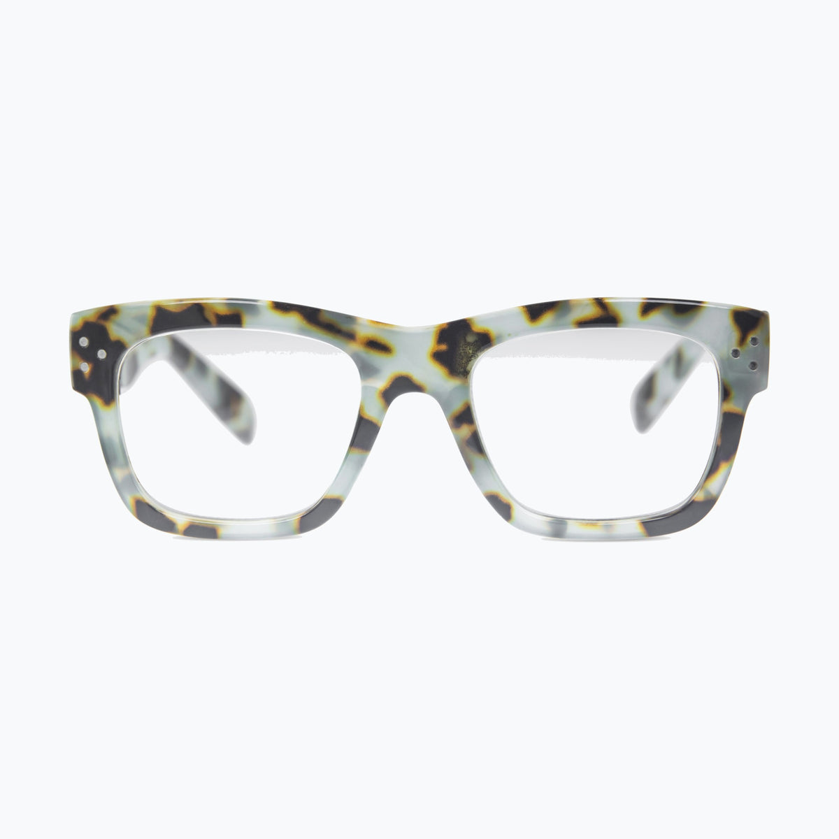 Jaxy Podium Blue Light Glasses in Grey Tort — Rectangle sunglasses #Color_Grey tort / Blue Light