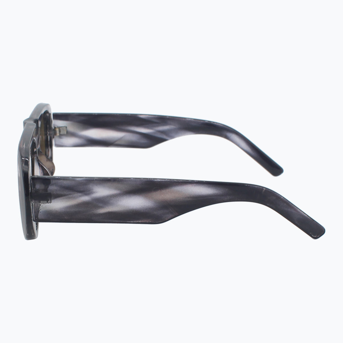 Jaxy The Catalyst Aviator sunglasses — side view #Color_Grey