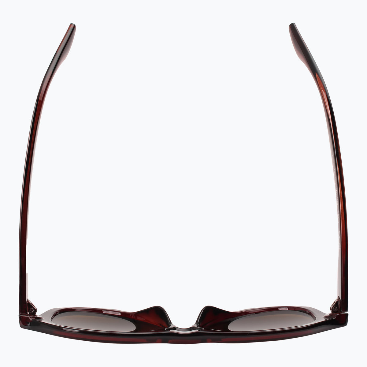 Jaxy Burnout Aviator sunglasses — top view #Color_Brown
