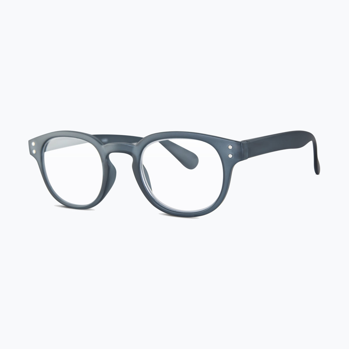 Jaxy Boulder Blue Light Glasses Round sunglasses — side view #Color_Blue / Blue Light