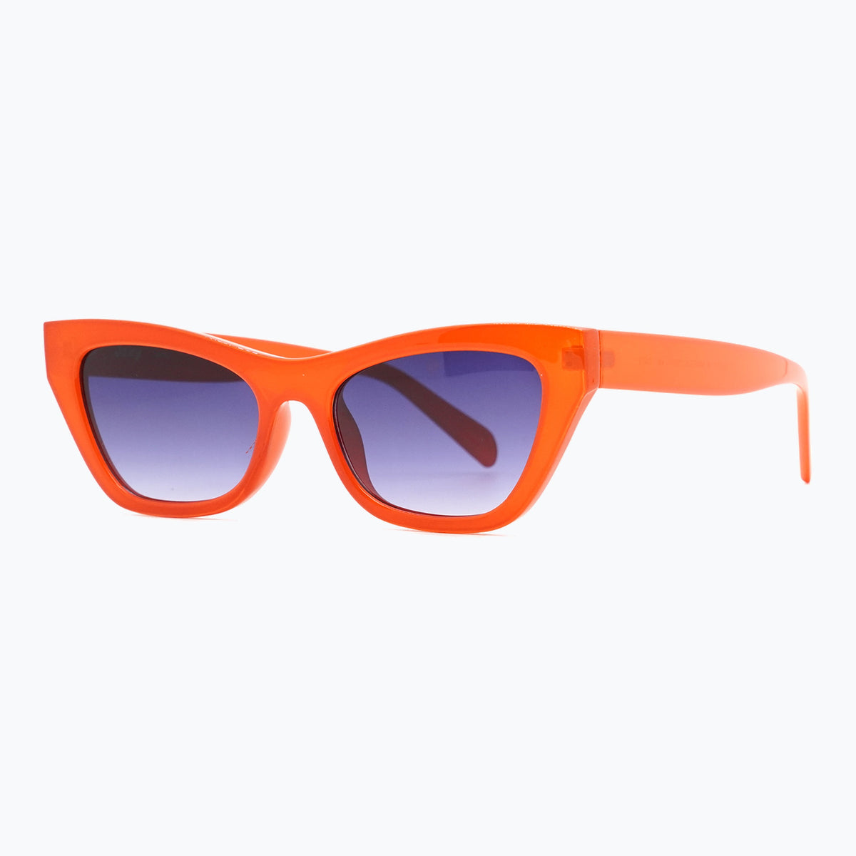 Jaxy Spritz Cat-eye sunglasses — side view #Color_Coral