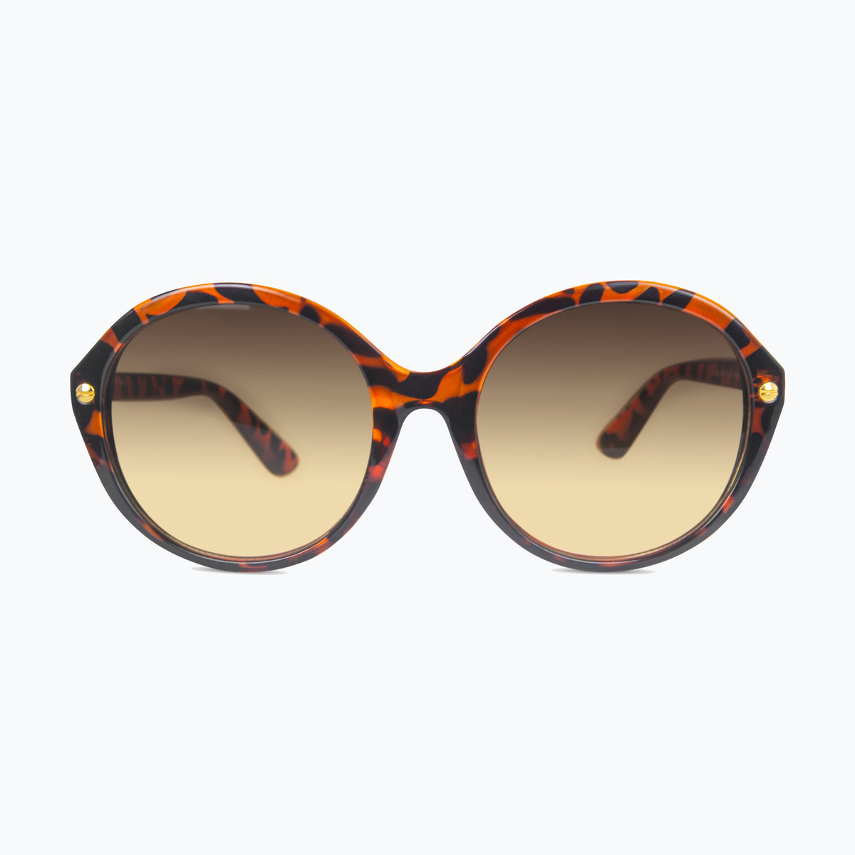 Jaxy Cabaret in Tortoise — Round sunglasses #Color_Tortoise