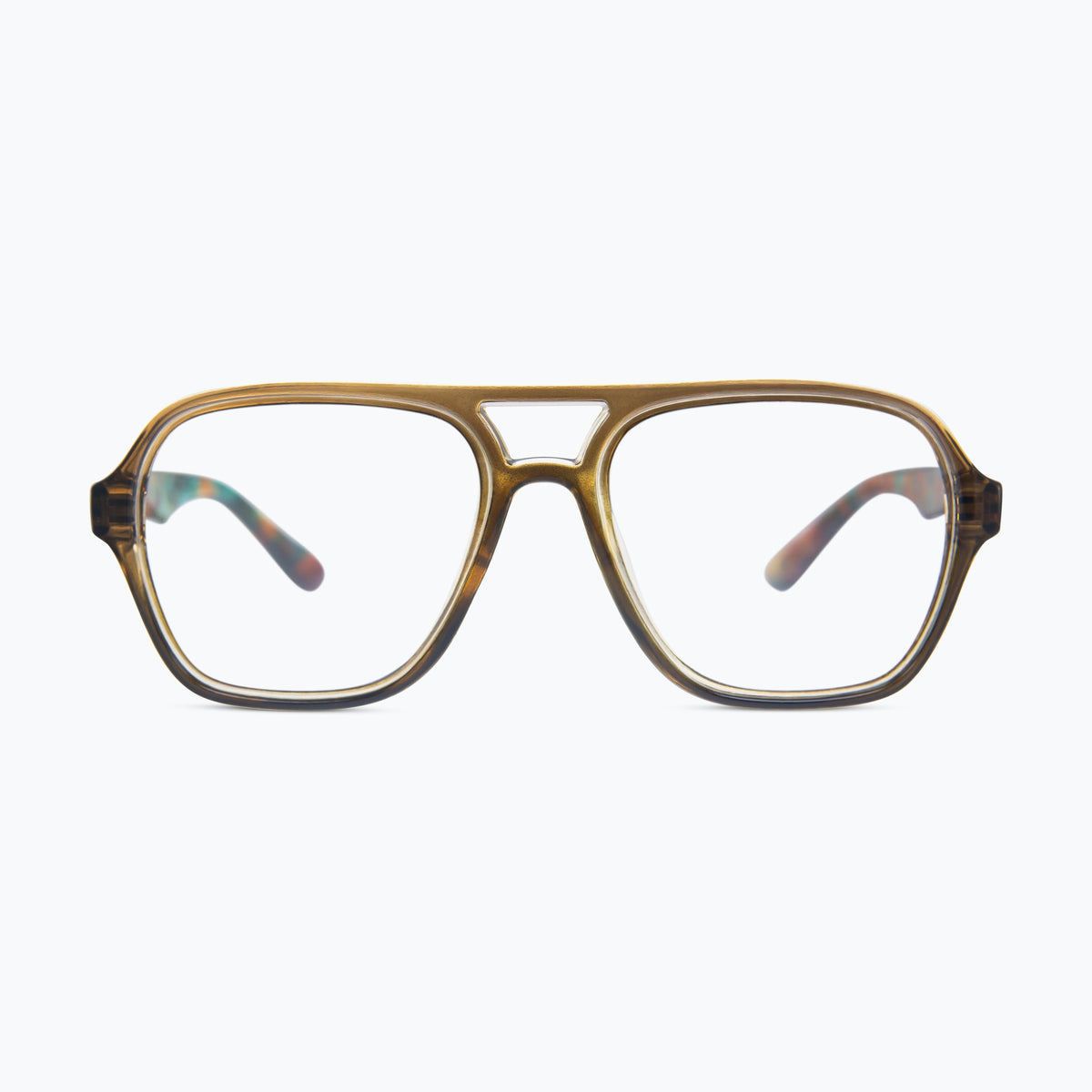 Jaxy Headline in Brown — Aviator sunglasses #Color_Brown