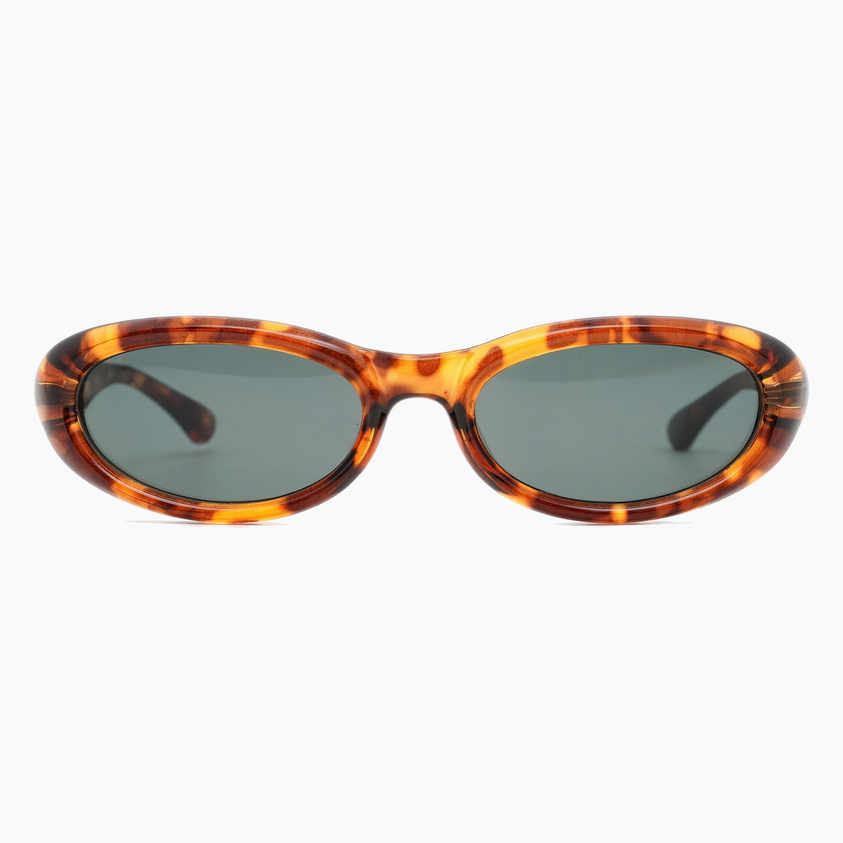 Jaxy Postcard in Tortoise — Oval sunglasses #Color_Tortoise