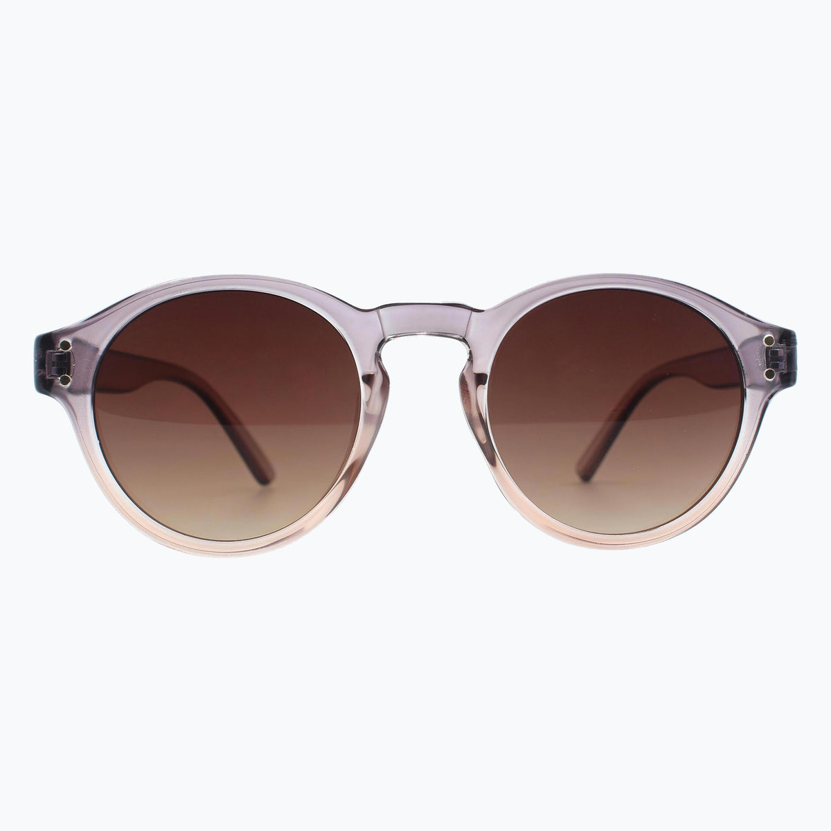Jaxy Sunset Theory in Grey — Round sunglasses #Color_Grey