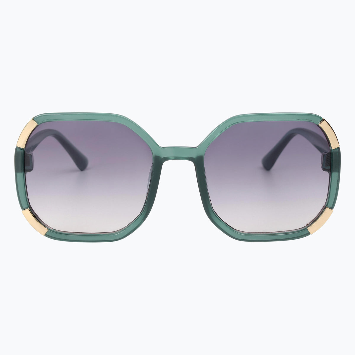 Jaxy Wildflower in Teal — Square sunglasses #Color_Teal