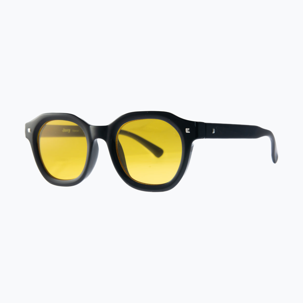 Jaxy Stanza Geometric sunglasses — side view #Color_Black