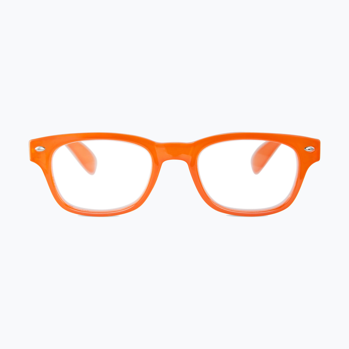 Jaxy Fizz in Orange — Round sunglasses #Color_Orange