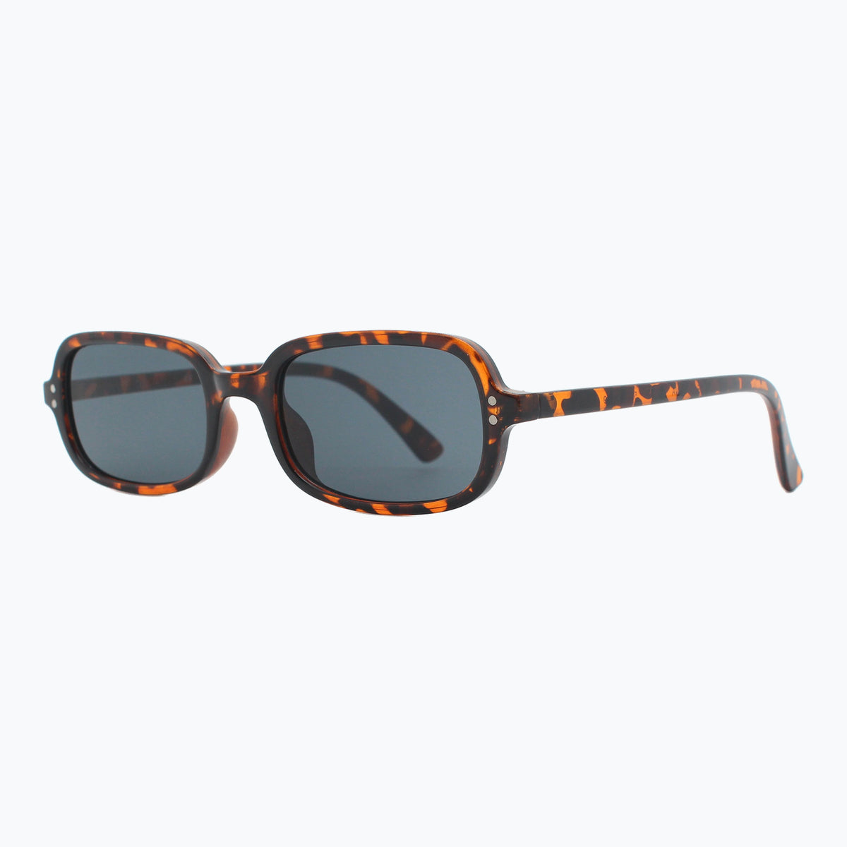 Jaxy Palm State Rectangle sunglasses — side view #Color_Tortoise