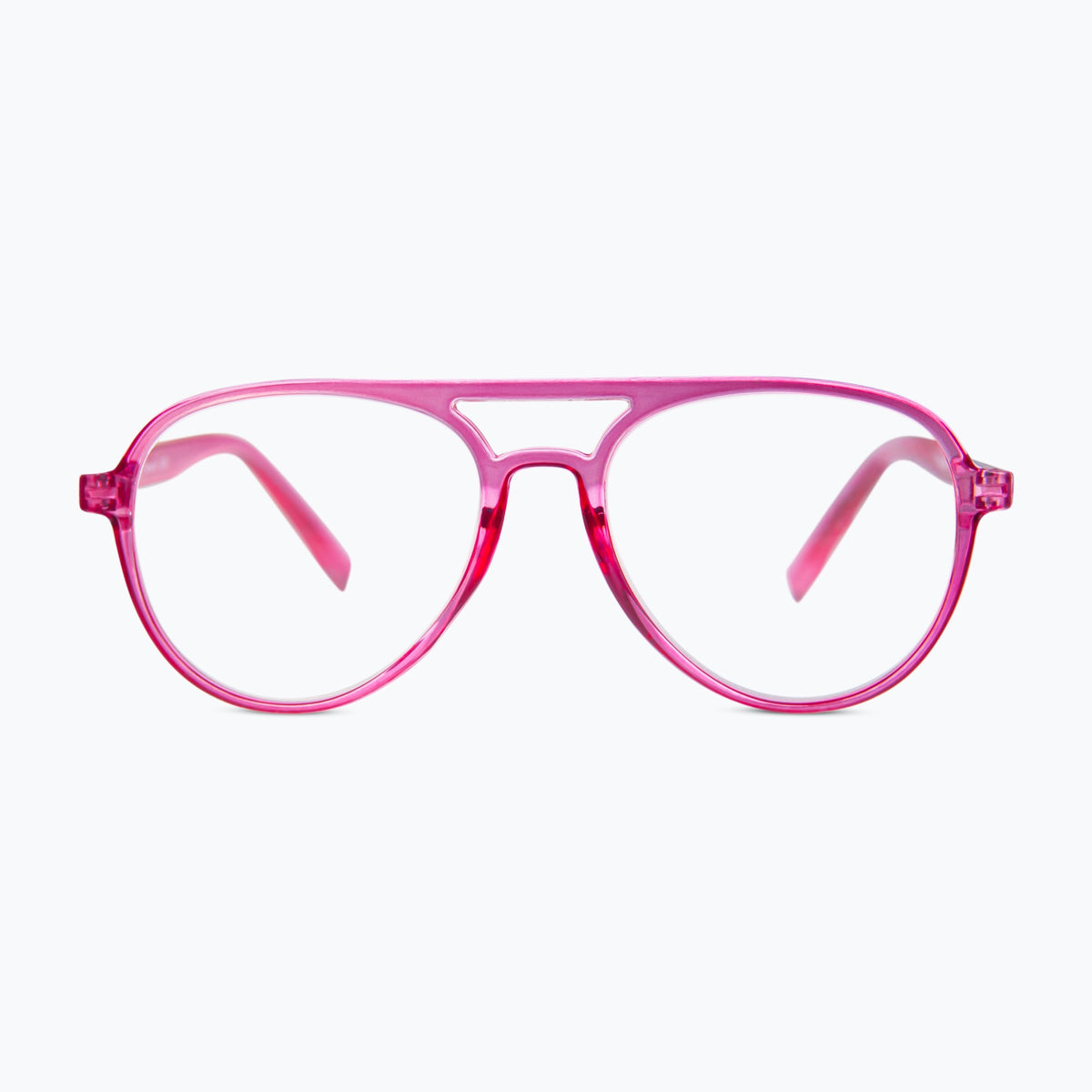 Jaxy Sidewalk Aviator sunglasses — side view #Color_Pink