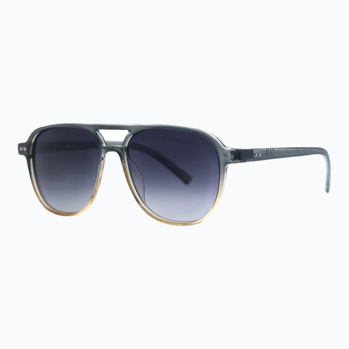 Jaxy Eastwood Aviator sunglasses — side view #Color_Grey