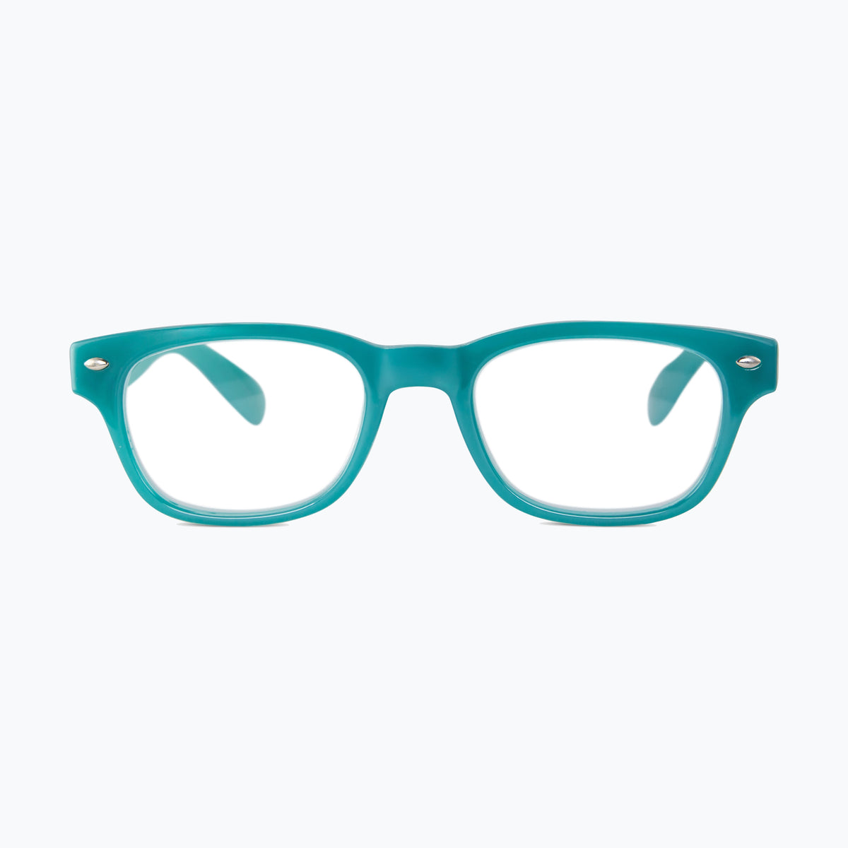 Jaxy Fizz in Teal — Round sunglasses #Color_Teal