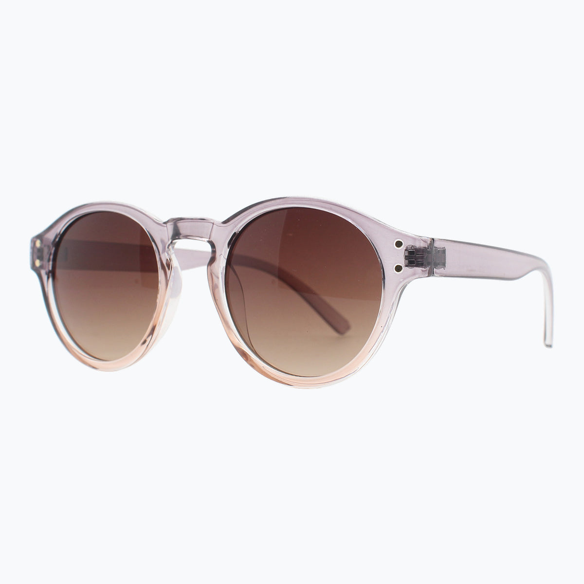 Jaxy Sunset Theory Round sunglasses — side view #Color_Grey