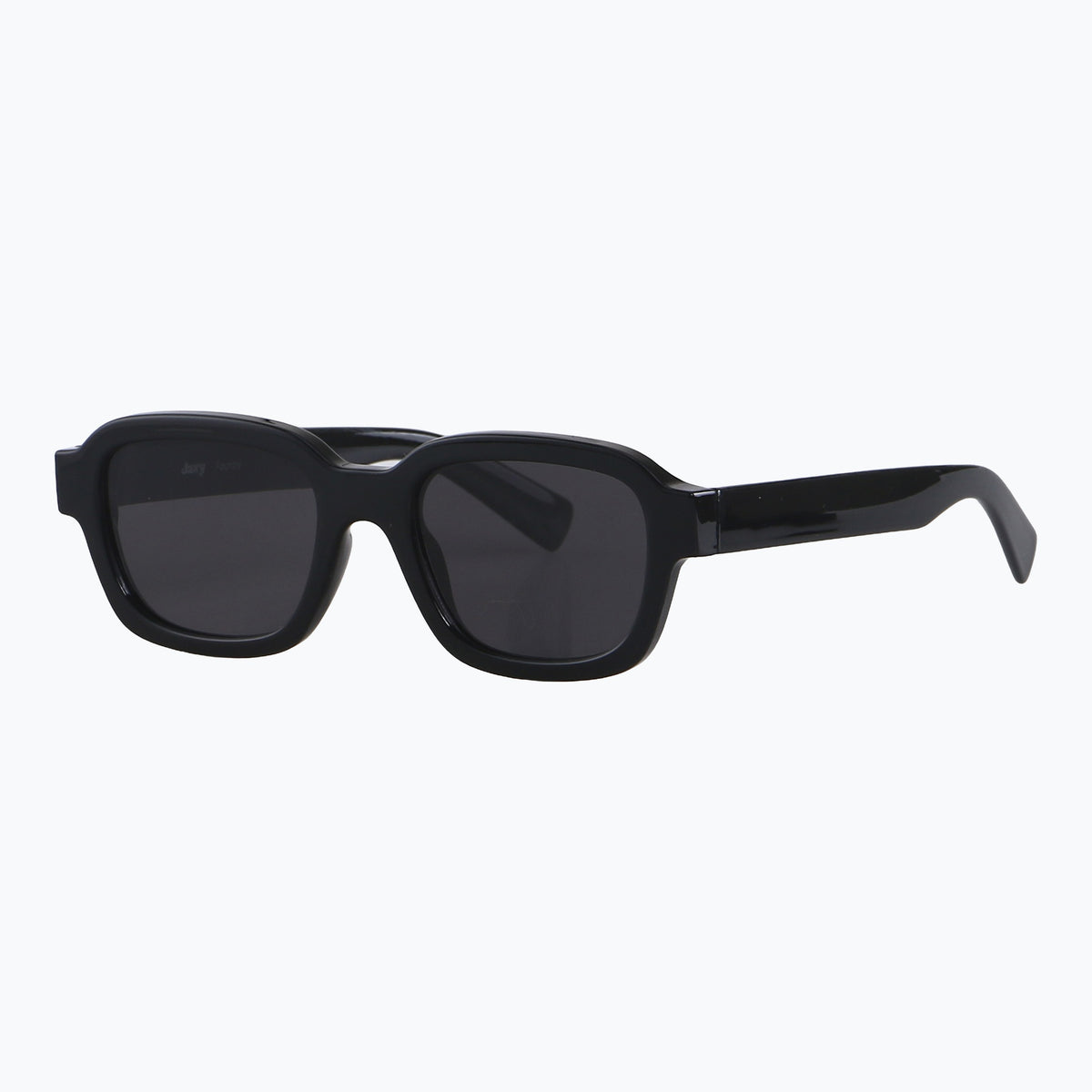 Jaxy Foundry Square sunglasses — side view #Color_Black